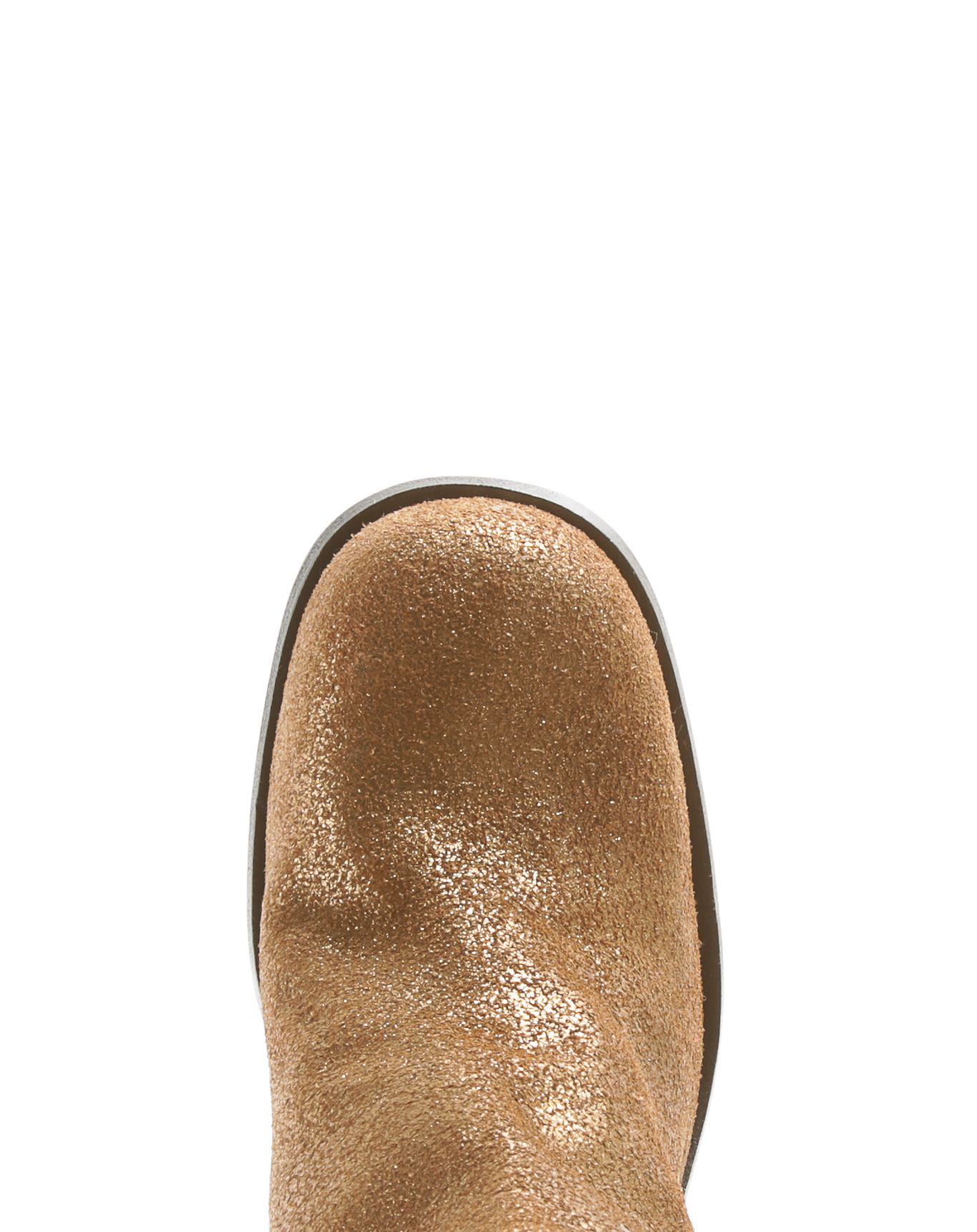 JONI Gold Leather Boots