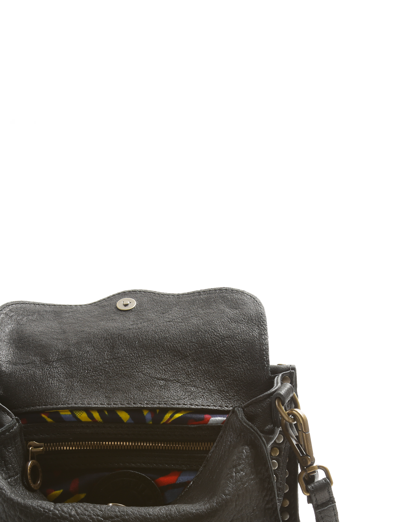 AMY Black Leather Bag
