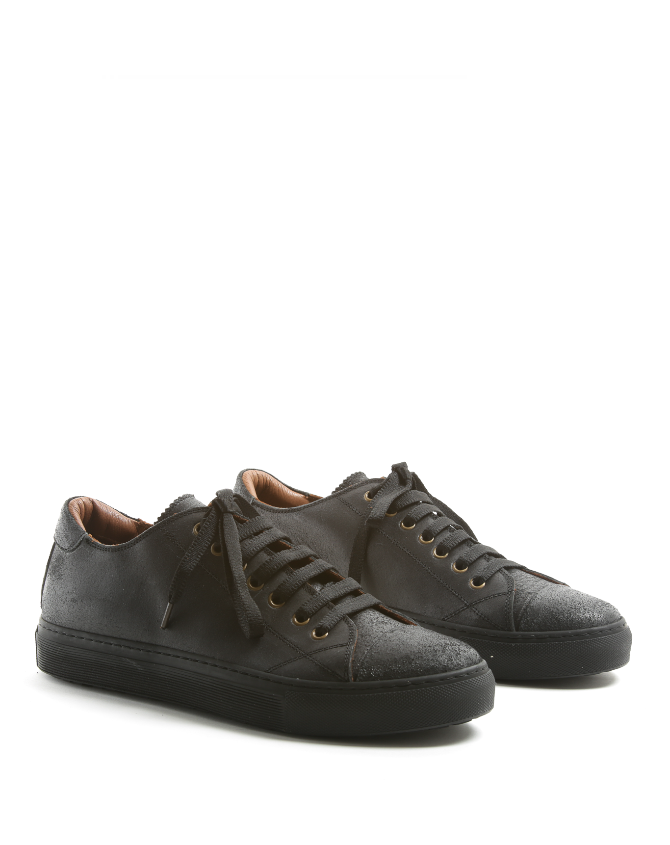 BEXY Black Leather Sneakers