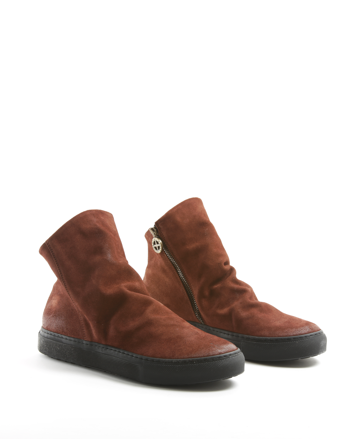BIEL Rust Suede Sneakers Boots