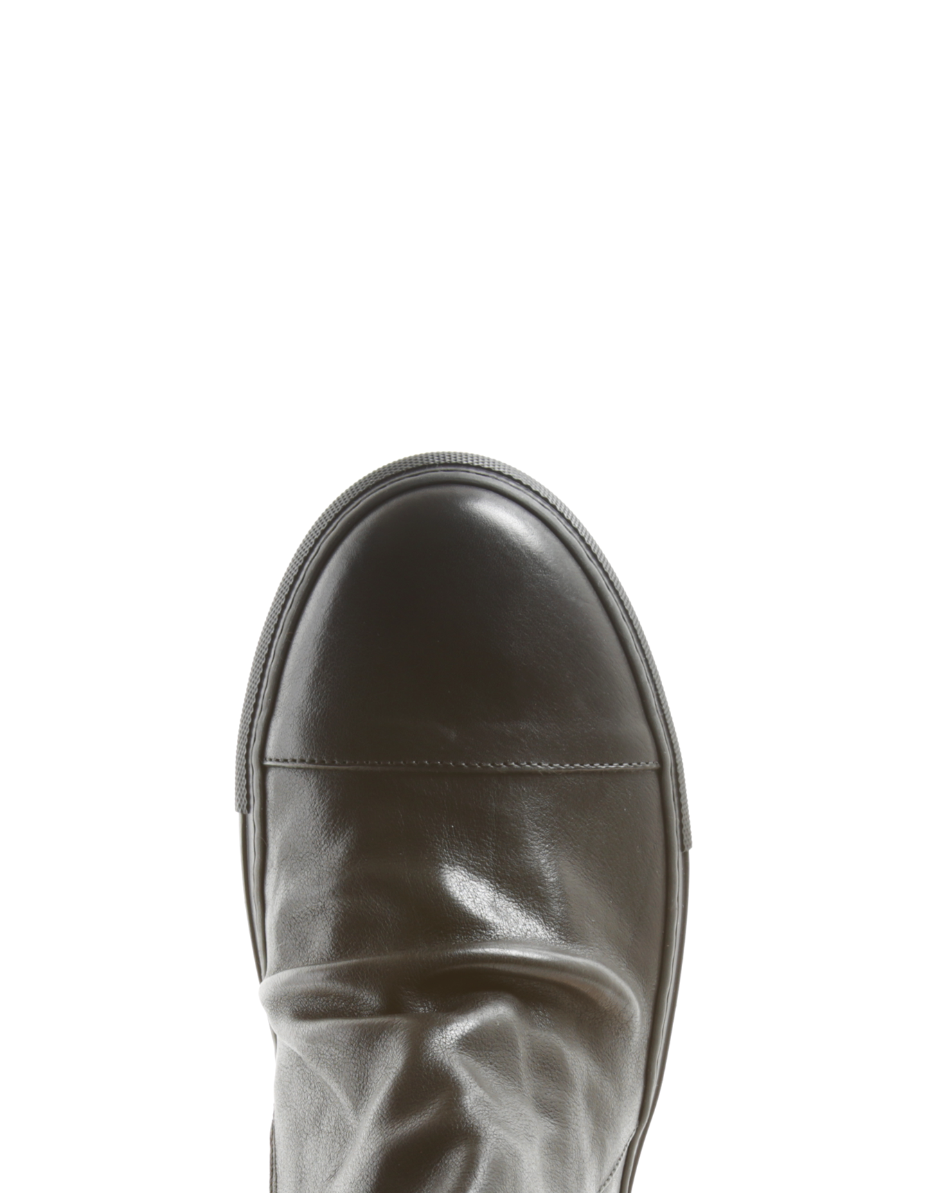 BRET Black Leather Sneaker Boots