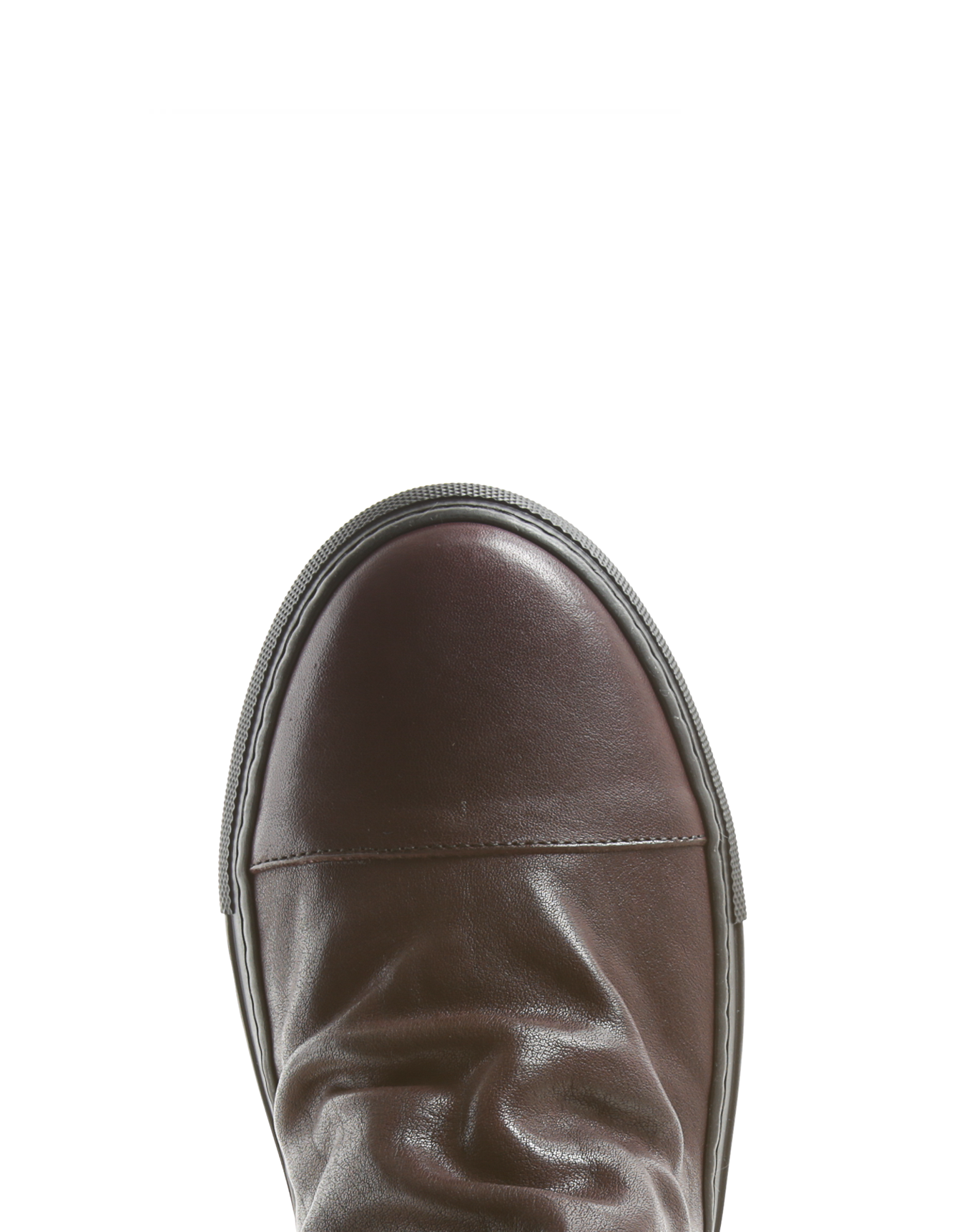 BRET Burgundy Leather Sneaker Boots