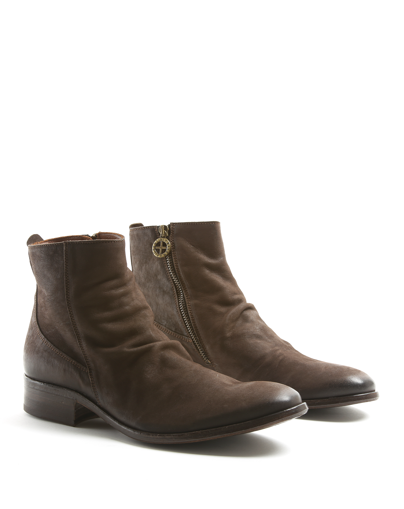 CLAUS Brown Leather Boots