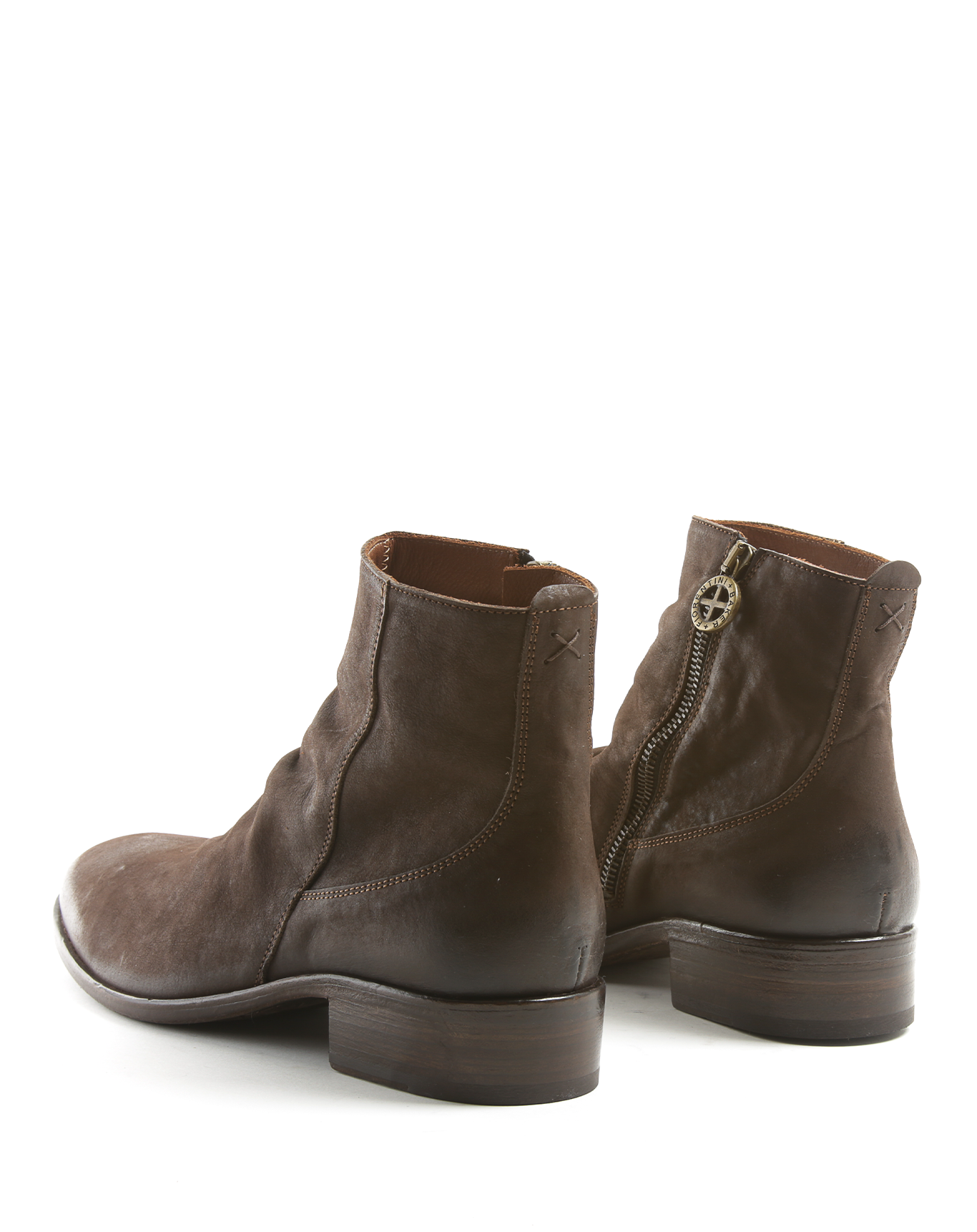 CLAUS Brown Leather Boots