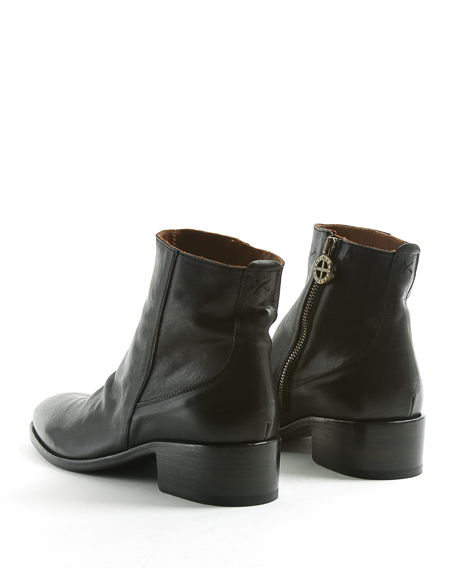 CLAUS Black Leather Boots