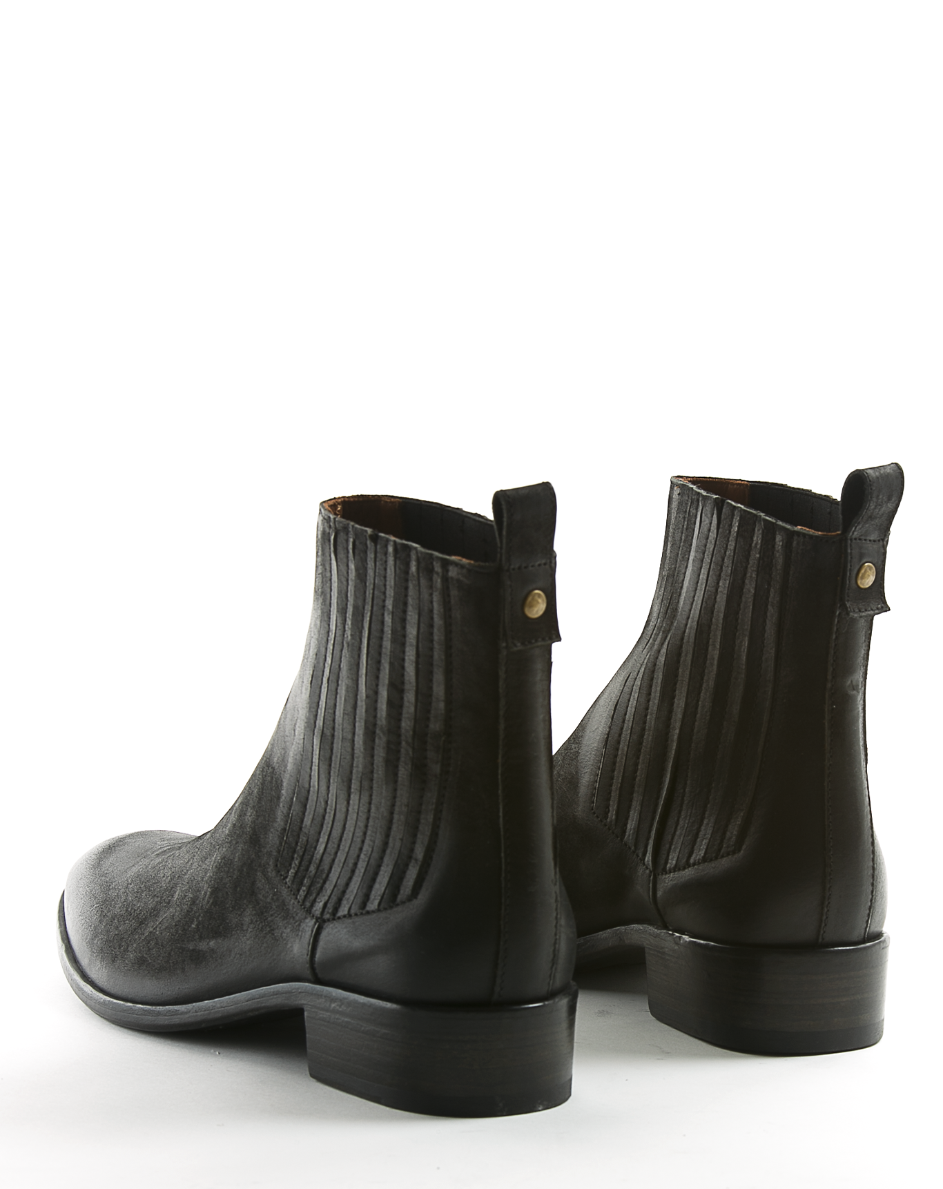 CATCH Black Leather Boots