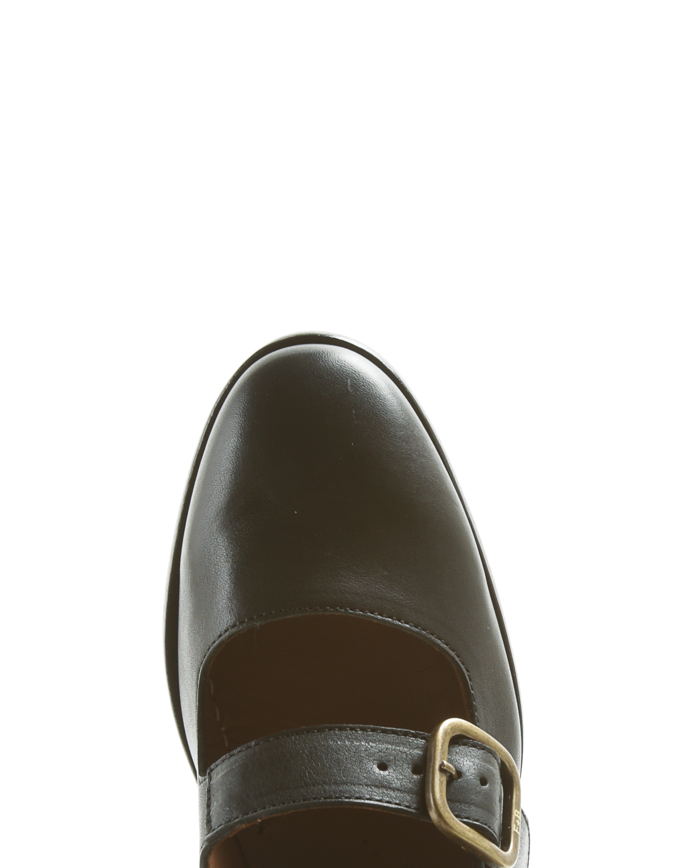 CLARY Black Leather Shoes