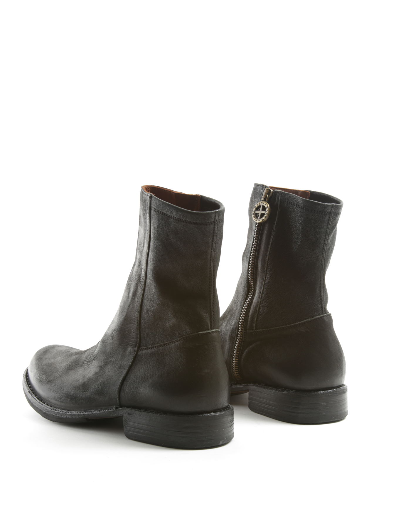 EBE Black Leather Boots