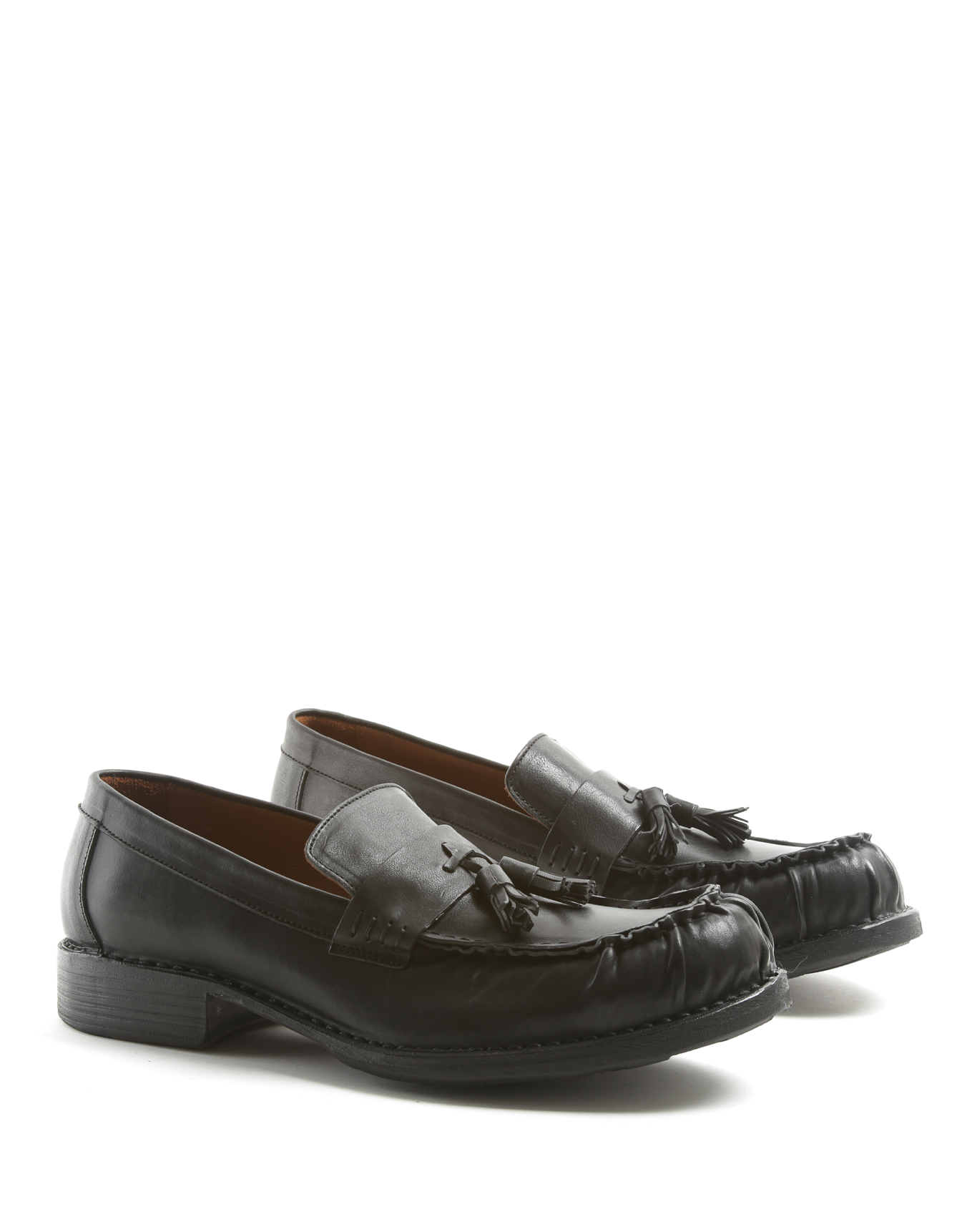 ERIC Black Leather Loafer