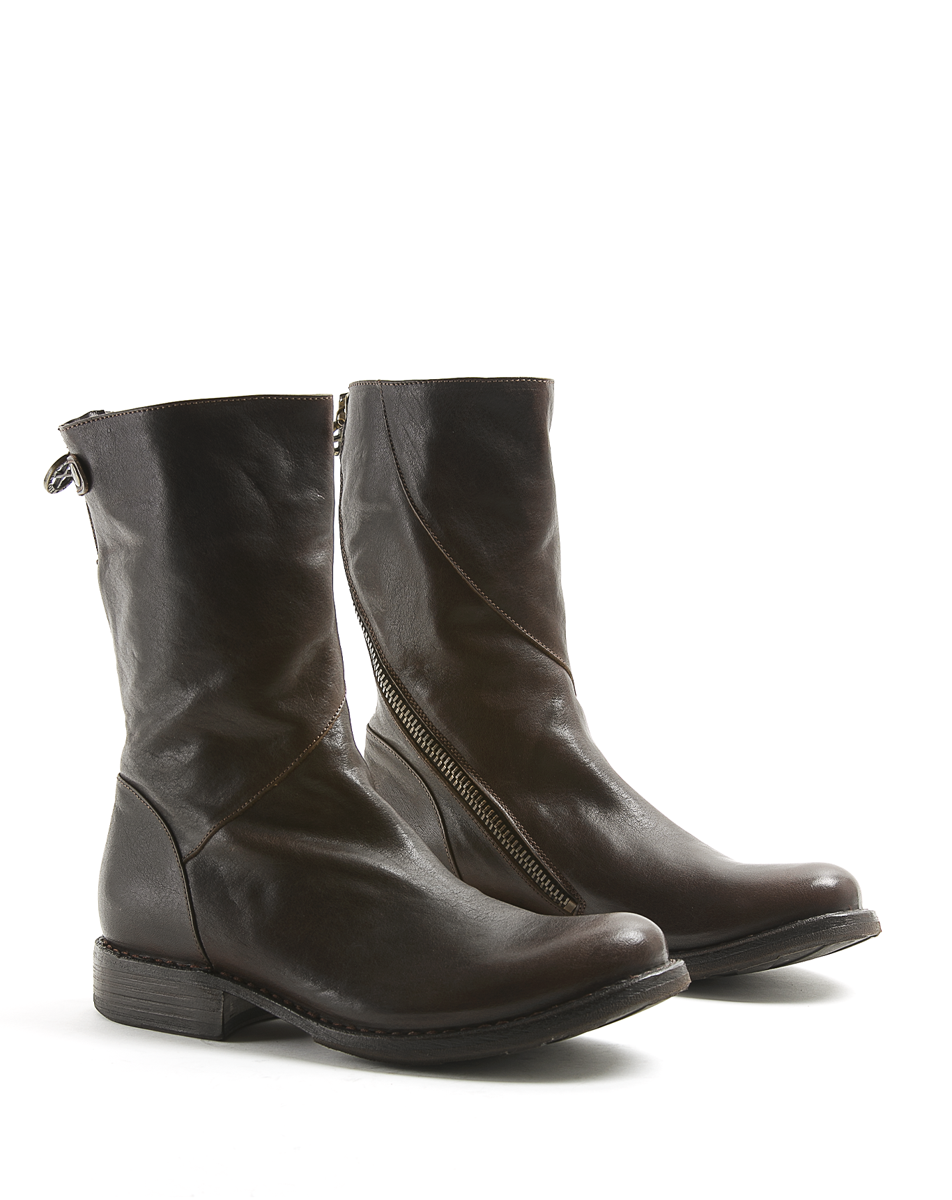 EZEE Brown Leather Boots