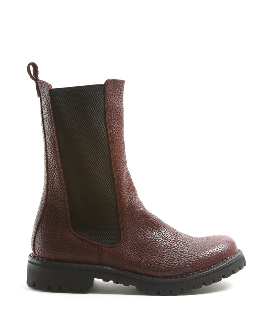 M-EDRA Burgundy Leather Boots