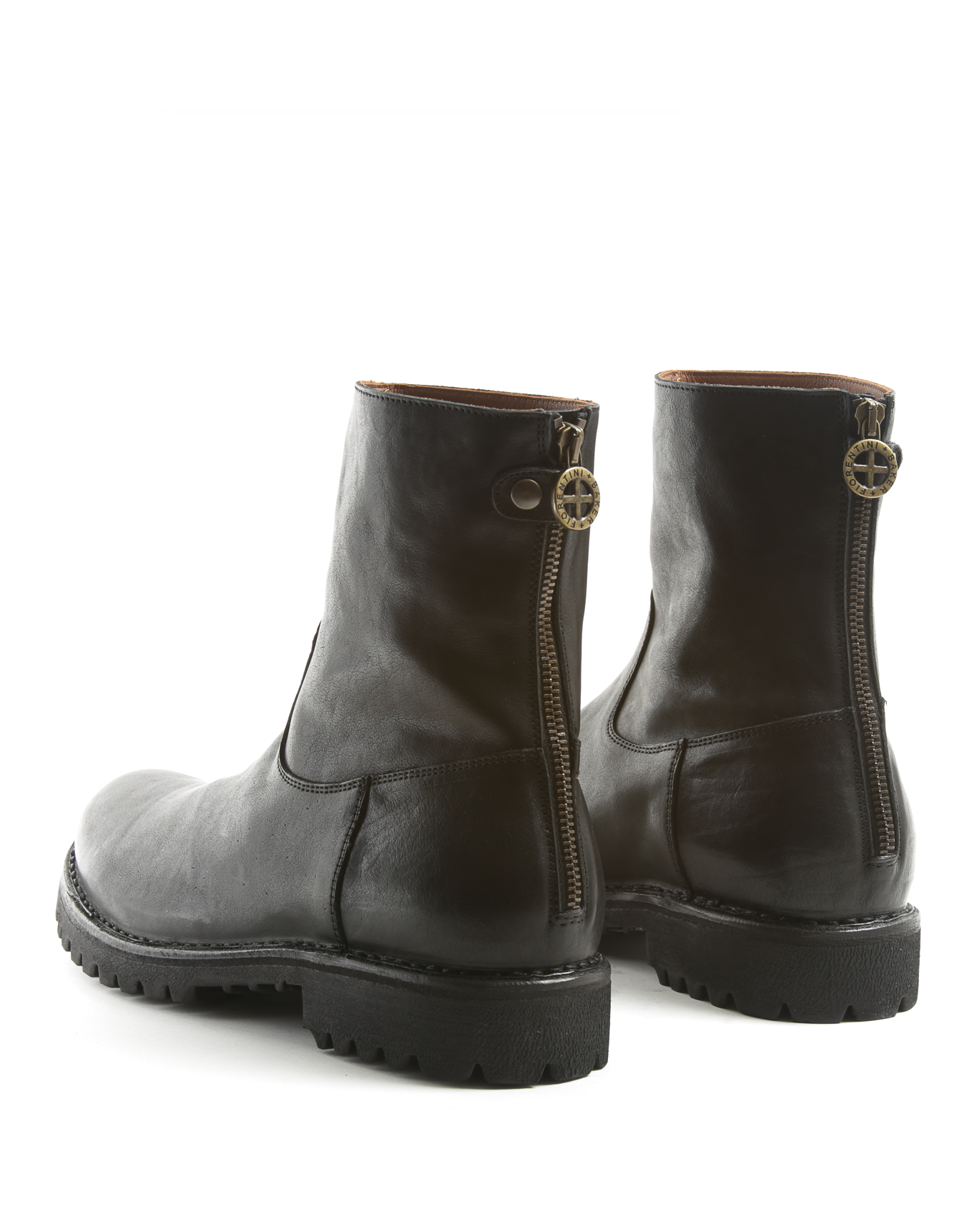 M-ELIS Black Leather Boots
