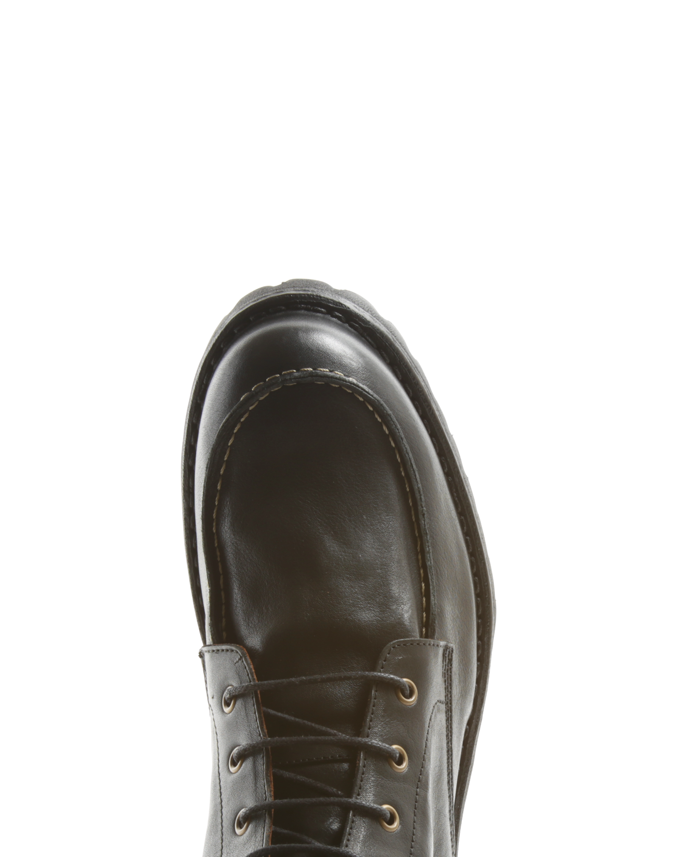 M-EXESS Black Leather Lace-up Boot
