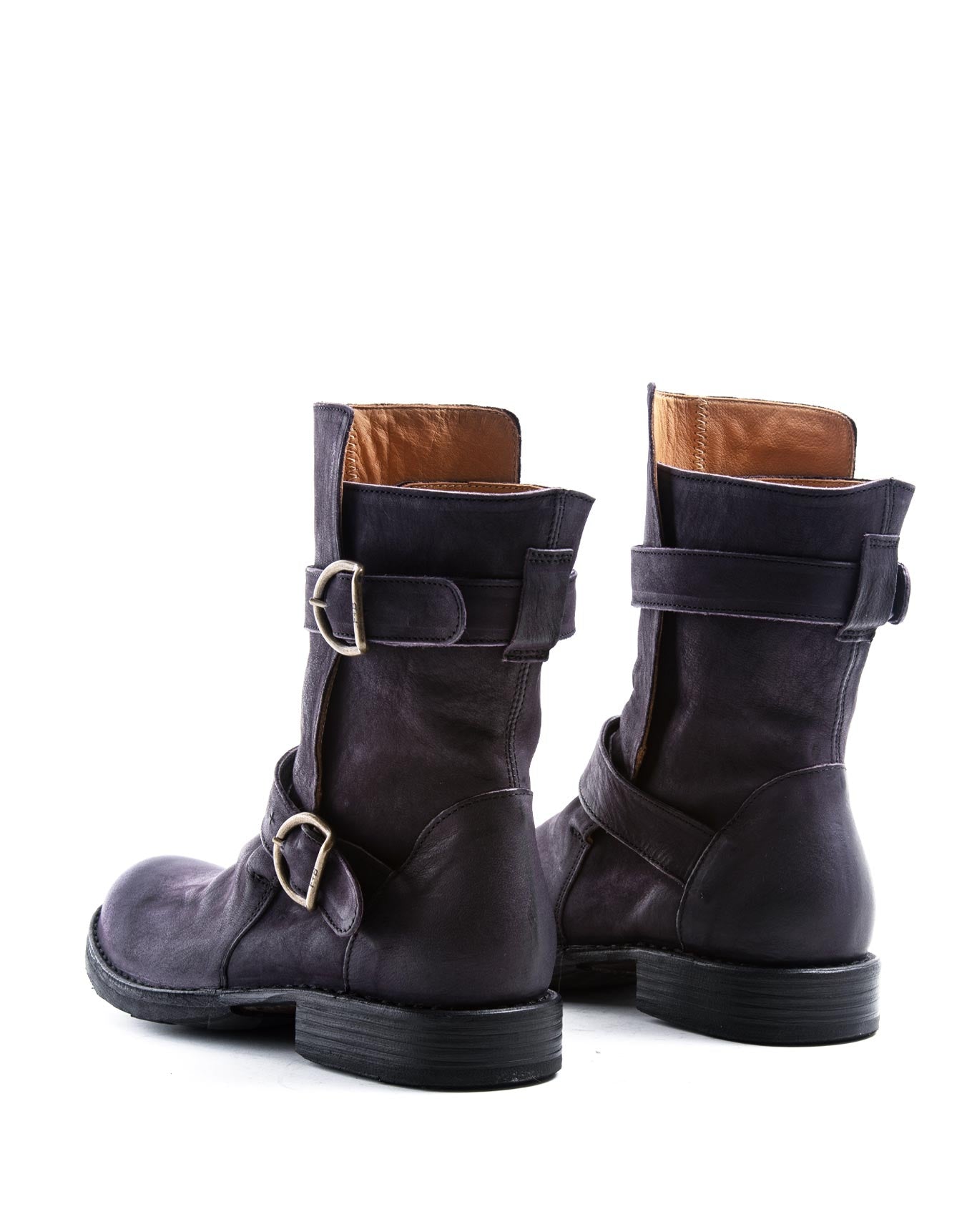Fiorentini + Baker, ETERNITY 713, 2 buckles ankle boot inspired by rock stars. Handcrafted with natural leather by skilled artisans. Made in Italy. Made to last.