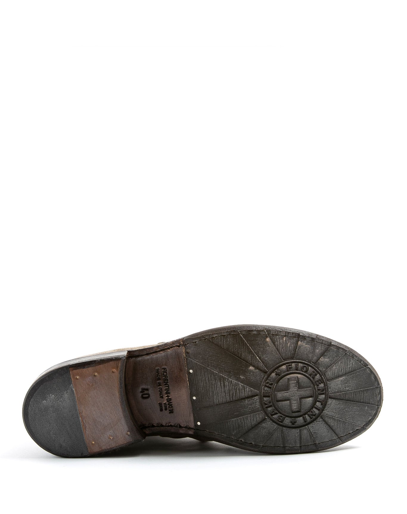 Fiorentini + Baker, ETERNITY ELINA, Grey suede men ankle boots with rear zip and round toe-Made in Italy-sole