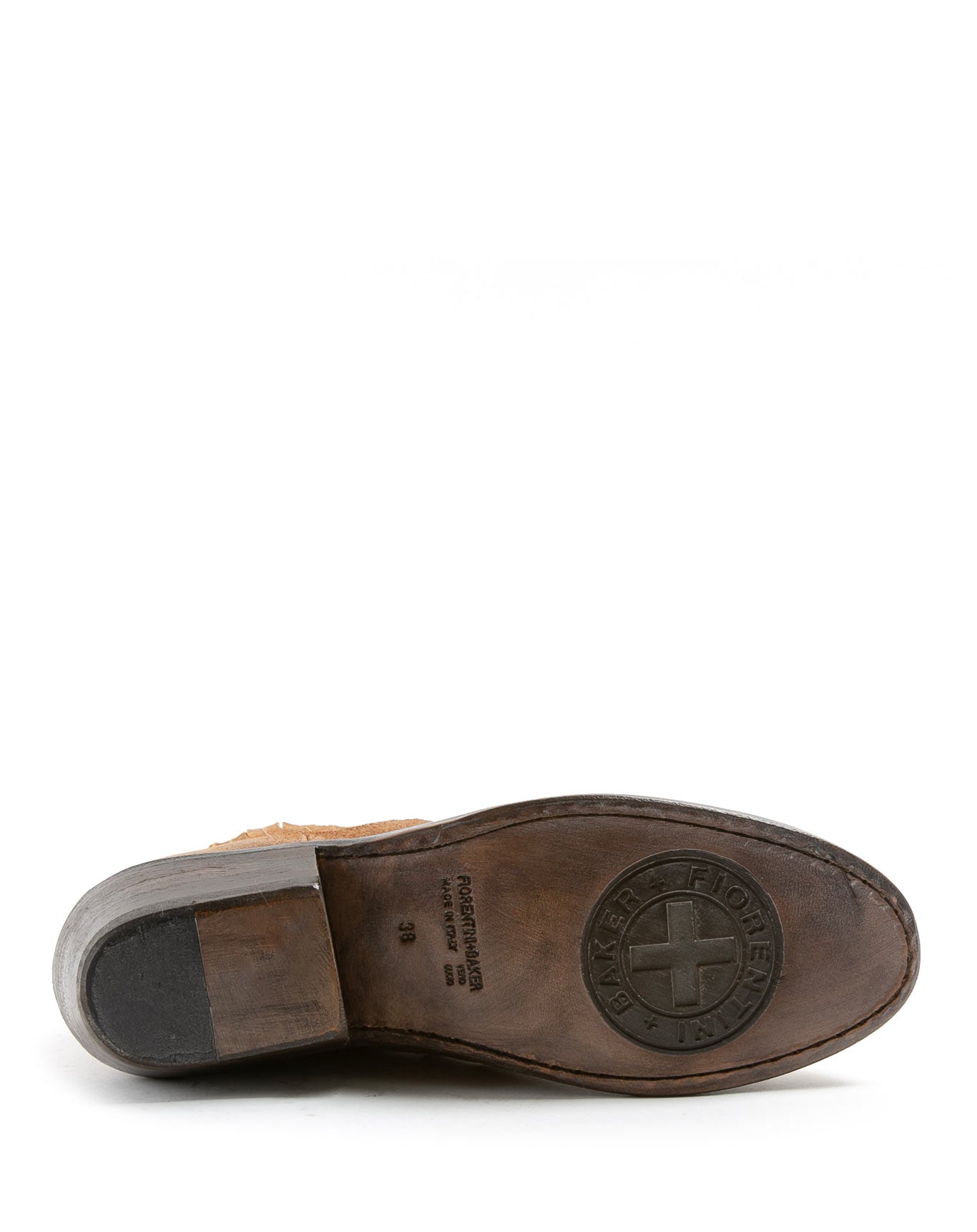 Fiorentini + Baker, ROCKER RUSE, Pull-on ankle boots with elasticated side panels and slightly pointed toe in brown suede-Made in Italy-sole