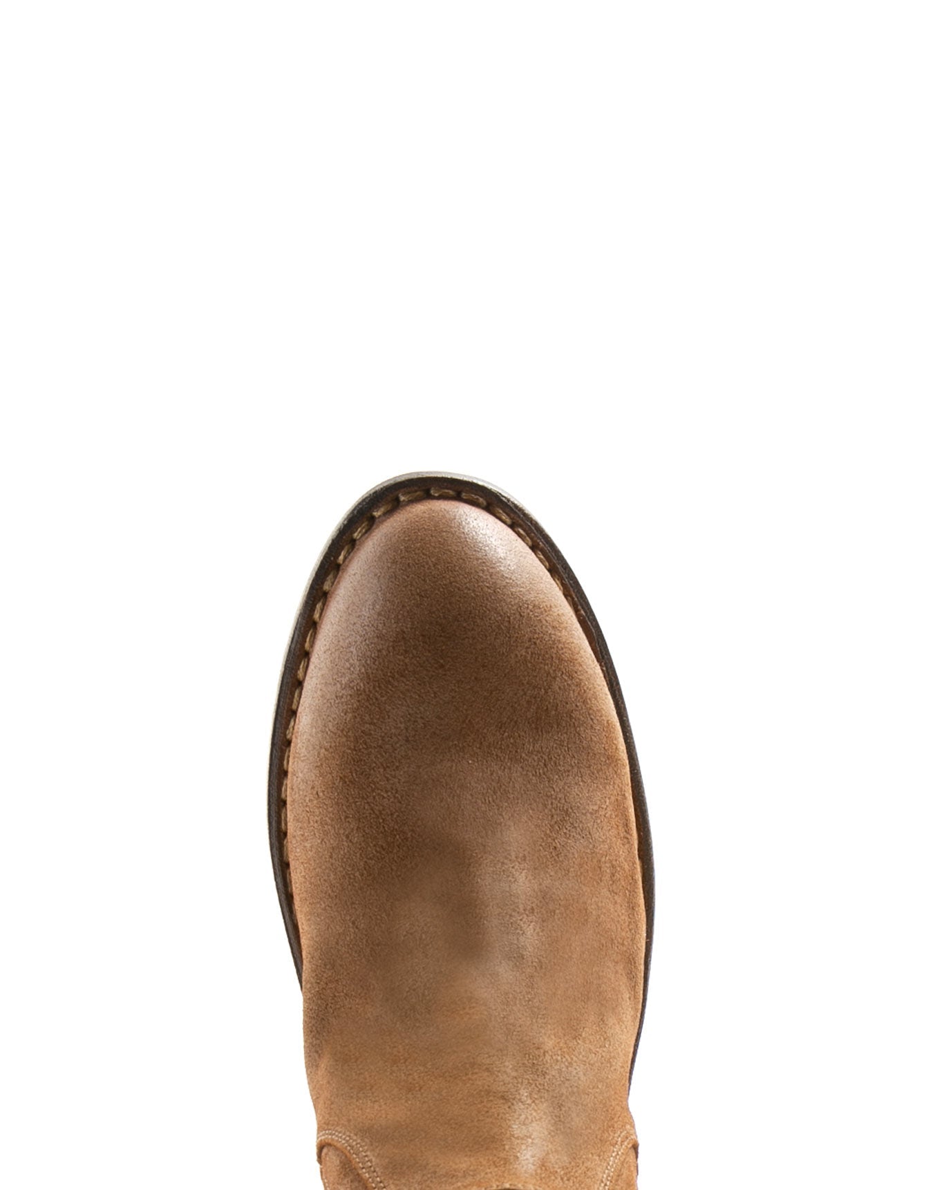 Fiorentini + Baker, ROCKER RUSE, Pull-on ankle boots with elasticated side panels and slightly pointed toe in brown suede-Made in Italy-toe