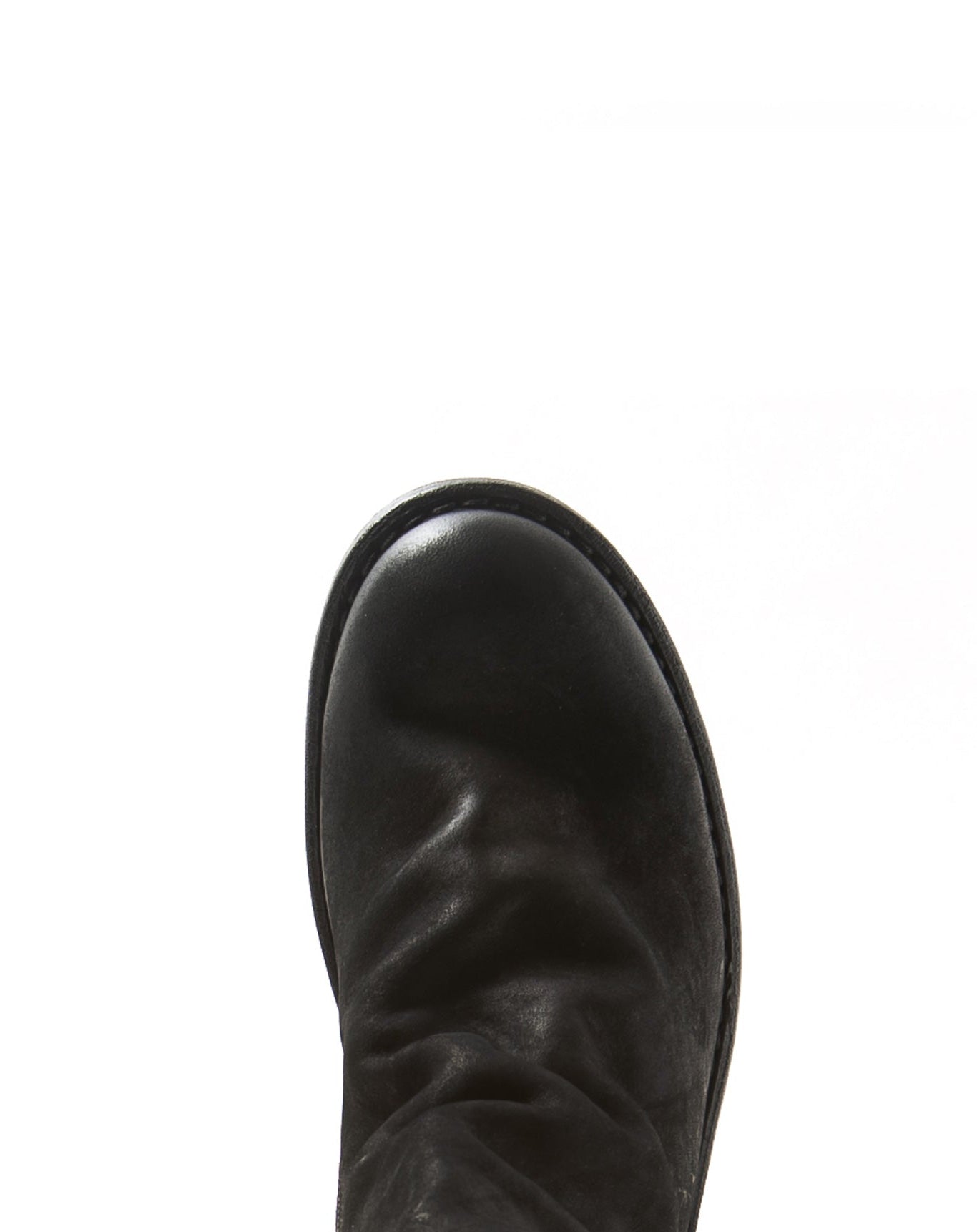 Fiorentini + Baker, FRATERNITY FAS, Ankle boots with inside zip and round toe in reversed black leather-Made in Italy-toe