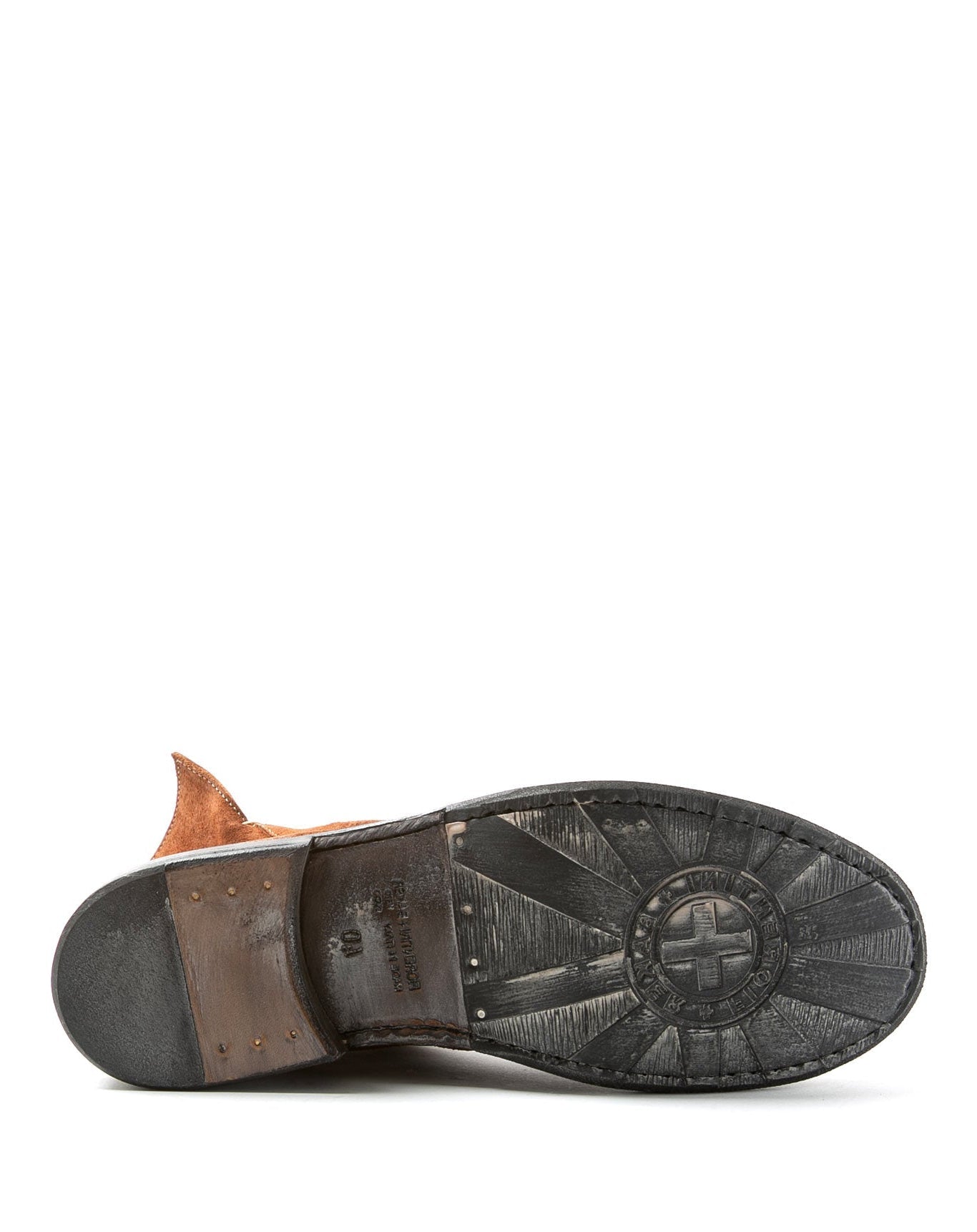 Fiorentini + Baker, ETERNITY ELF, Brown suede ankle boots with slightly ruched vamp and inside zip-Made in Italy-sole