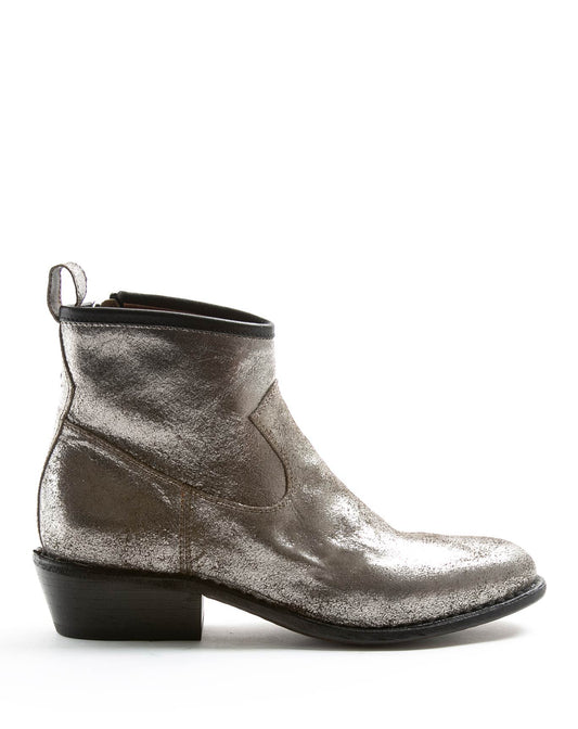REN Silver Leather Boots