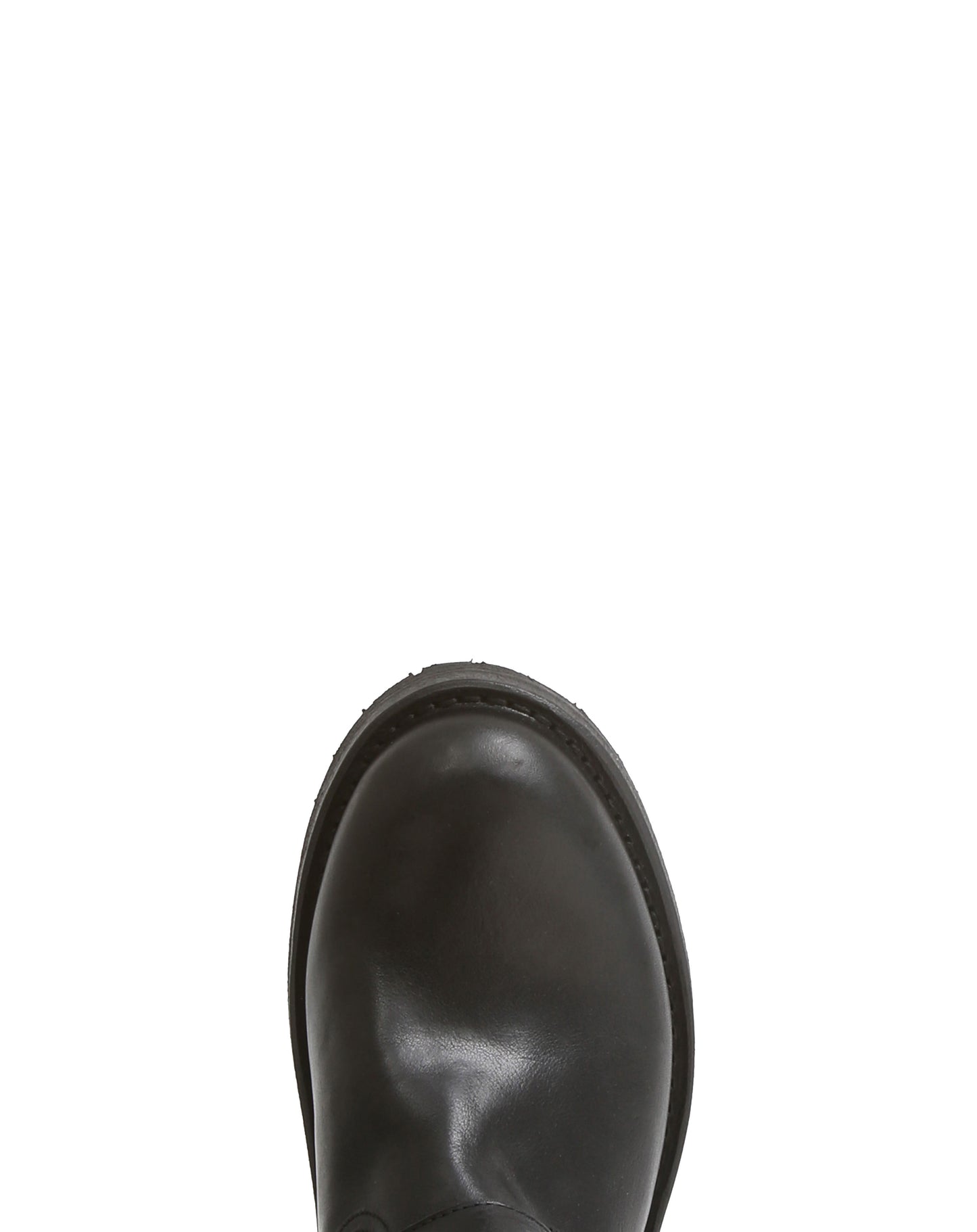 Fiorentini + Baker, ETERNITY EPRIL, Knee-high biker boot with adjustable double buckle and rear zip in black leather-Made in Italy-toe