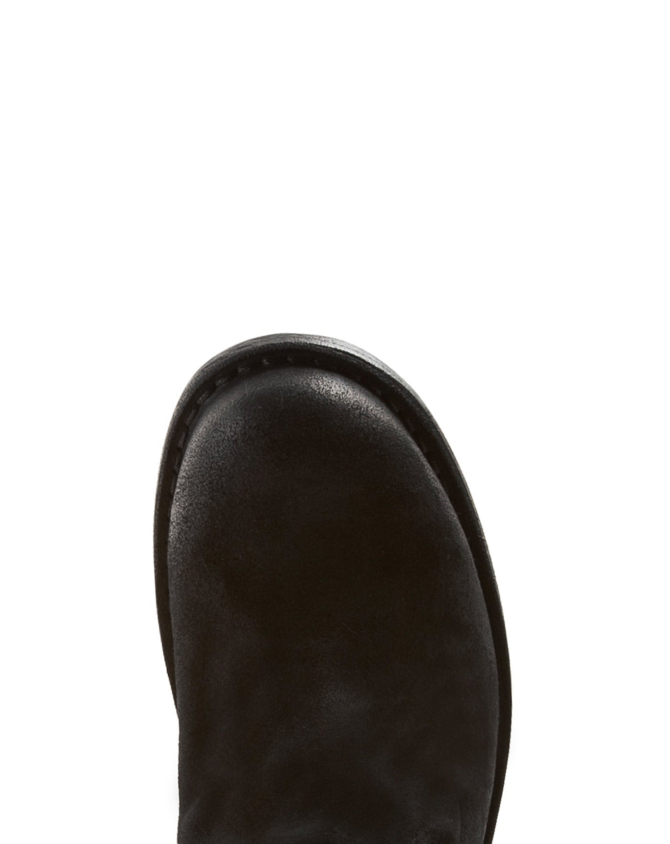 Fiorentini + Baker, FRATERNITY FEVO, Women tall pull on boots with a slouchy look in black suede-Made in Italy-toe