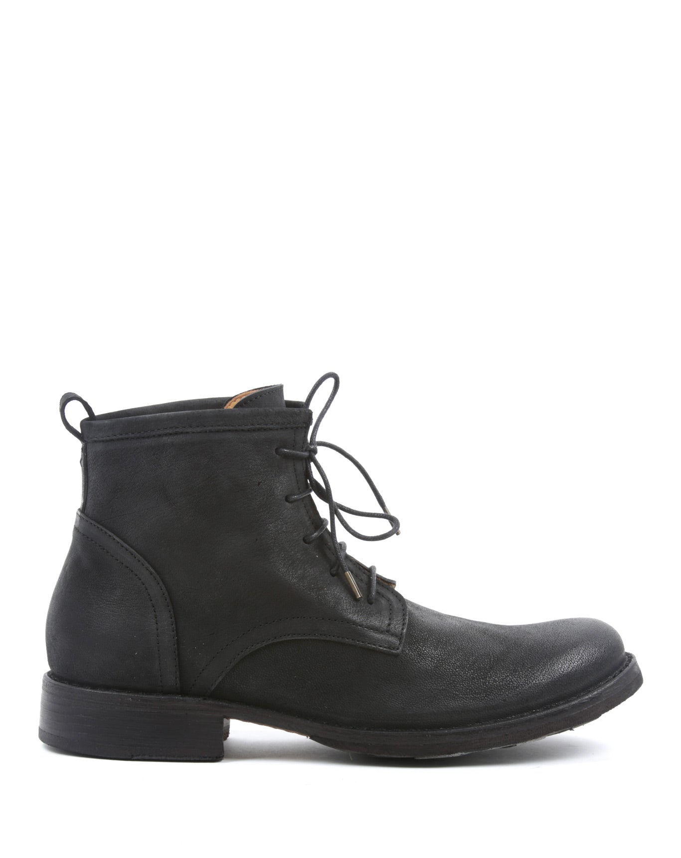 ETERNITY EZRA Black leather lace-up boots