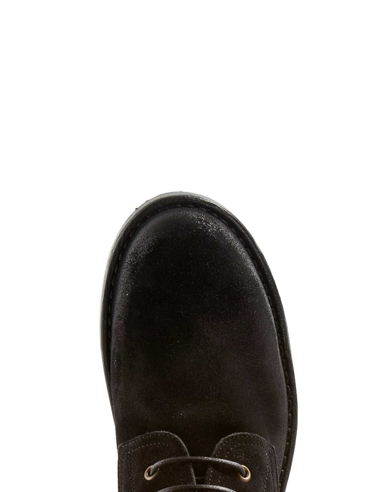 Fiorentini + Baker, FRATERNITY F-EMON, Black suede men ankle lace-up boots-Made in Italy-toe