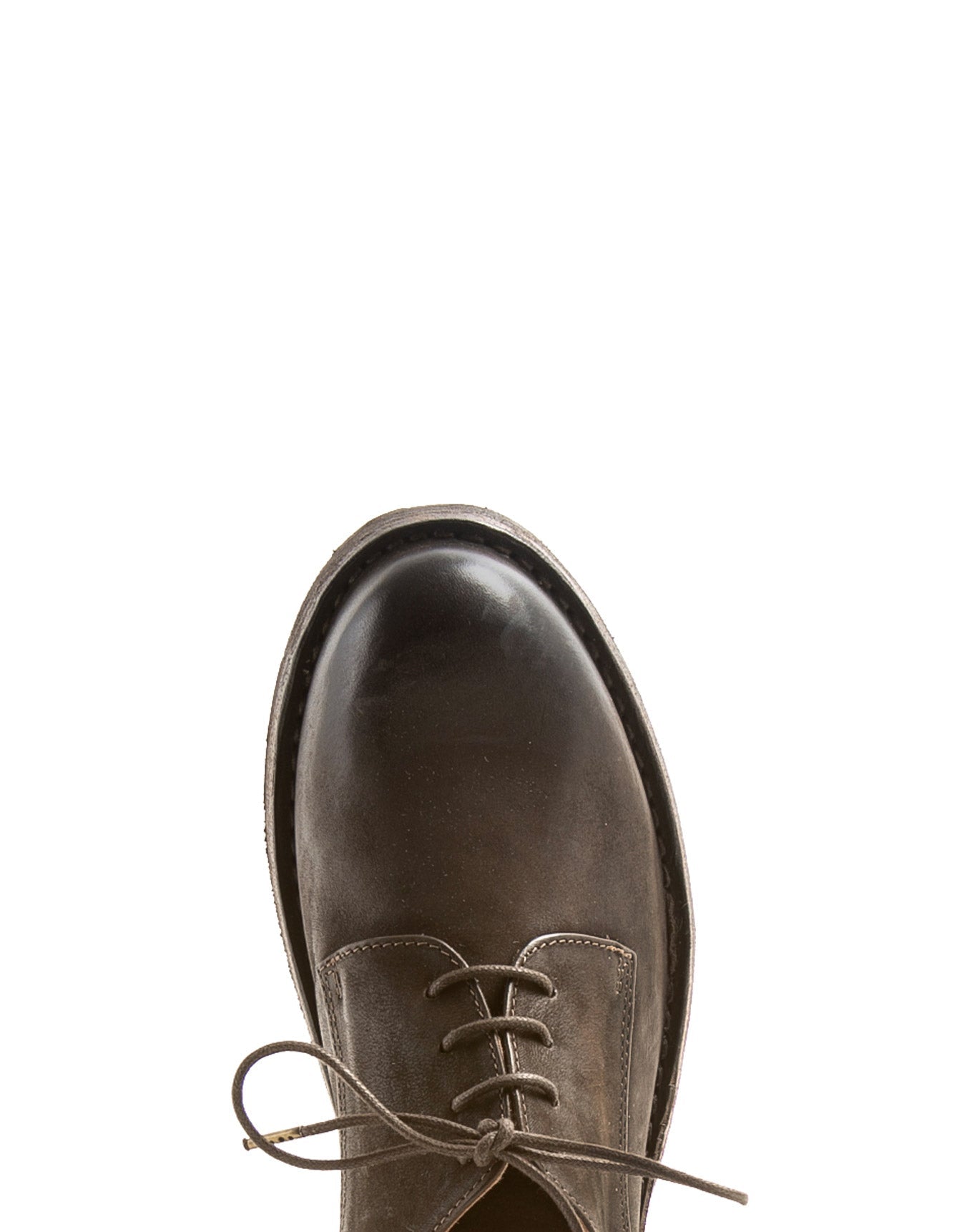 Fiorentini + Baker, ETERNITY 706, Coffee brown leather derby shoe-Made in Italy-toe