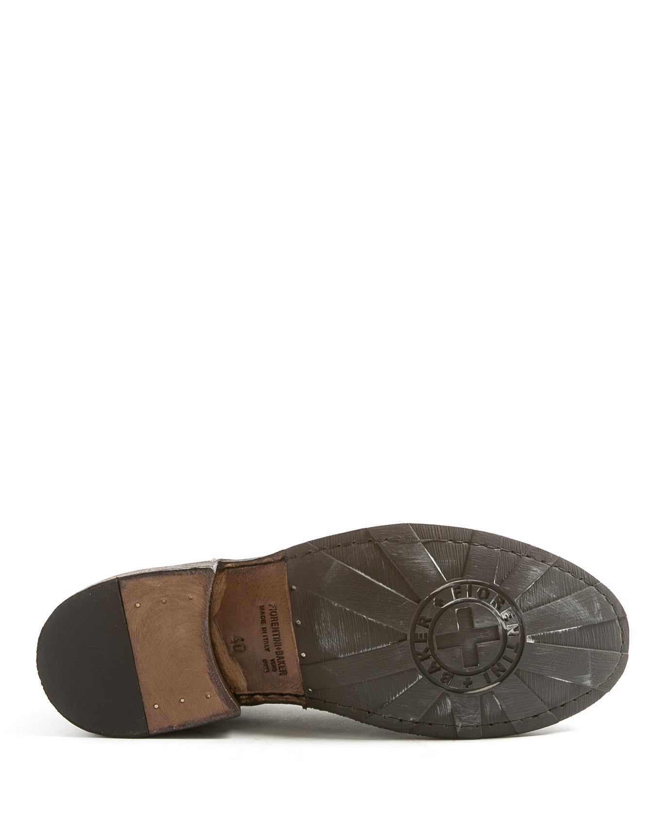 Fiorentini + Baker, ETERNITY 706, Coffee brown leather derby shoe-Made in Italy-sole