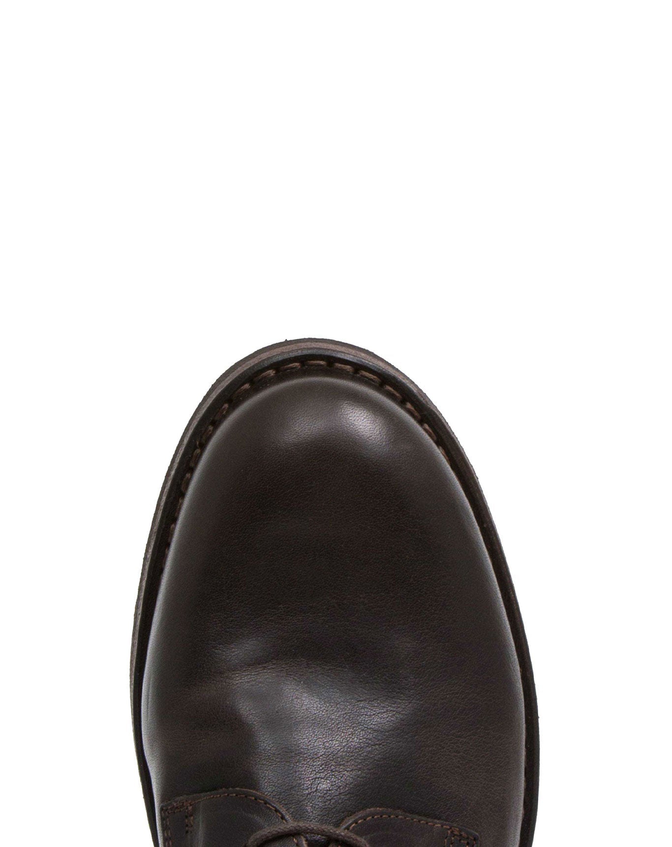 Fiorentini + Baker, ETERNITY 706, Dark brown leather derby shoe-Made in Italy-toe