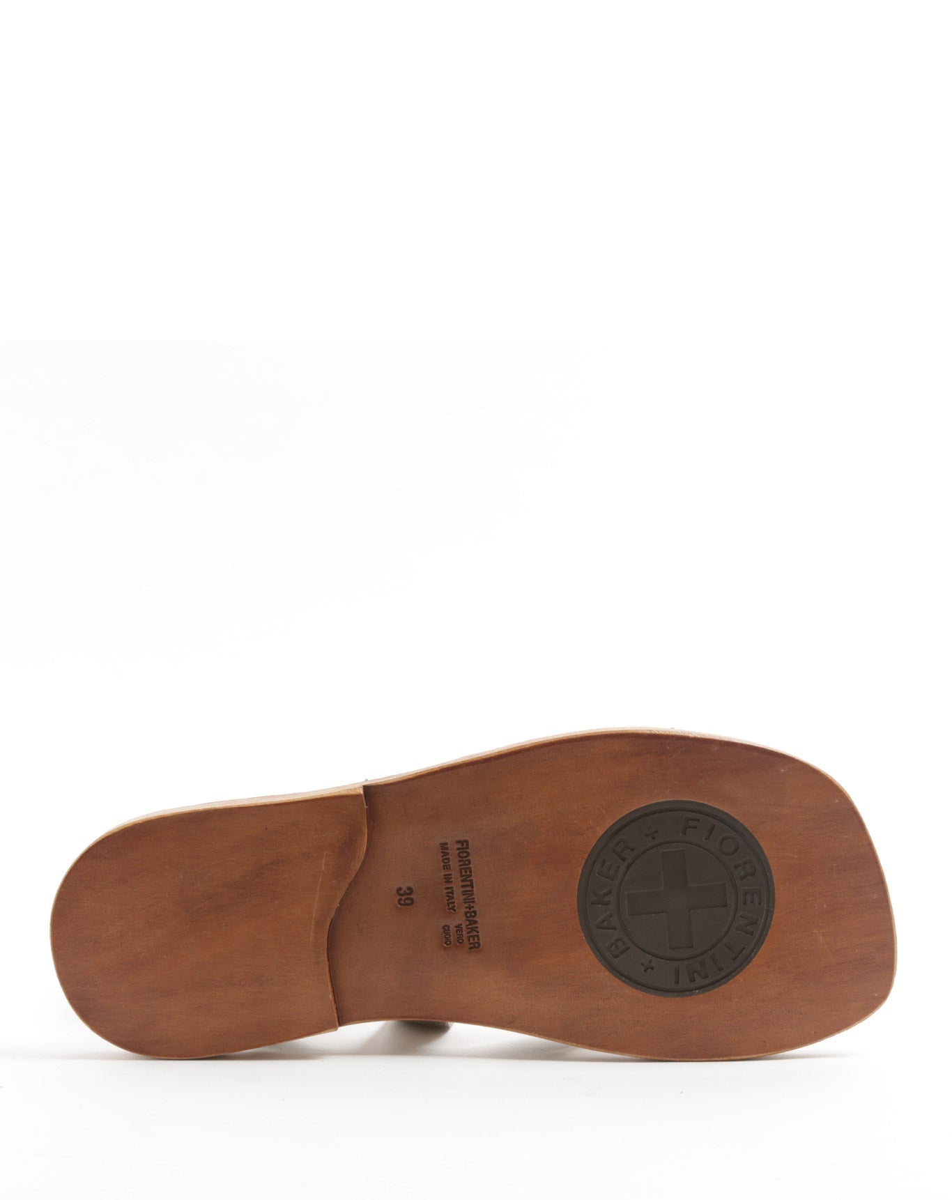Fiorentini + Baker, ZANTE ZIVA, Women flat sandals with buckled straps in gunmetal leather-Made in Italy-sole