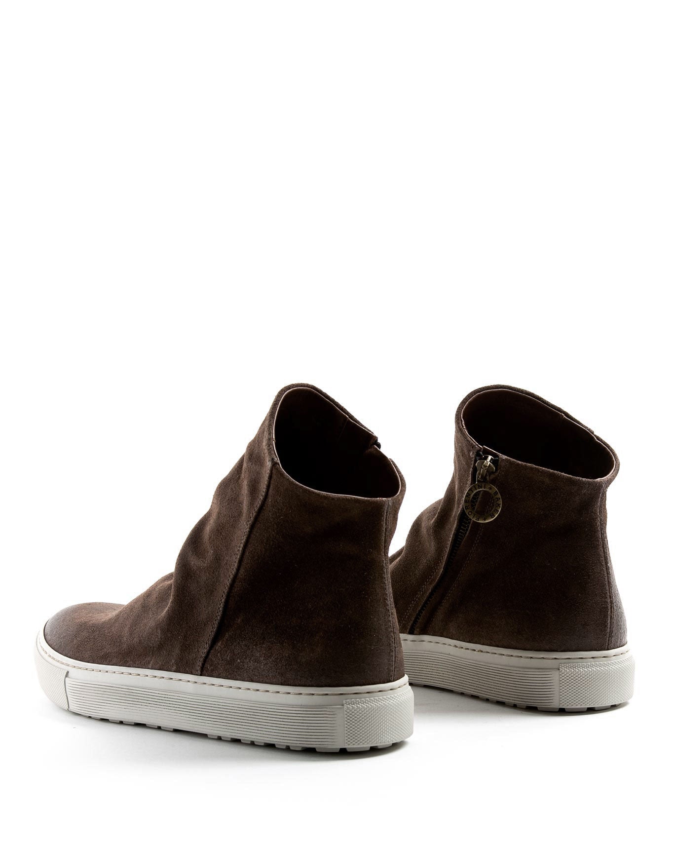 Fiorentini + Baker, BOLT BIEL, Men brown suede sneaker boots with inside zip-Made in Italy-back