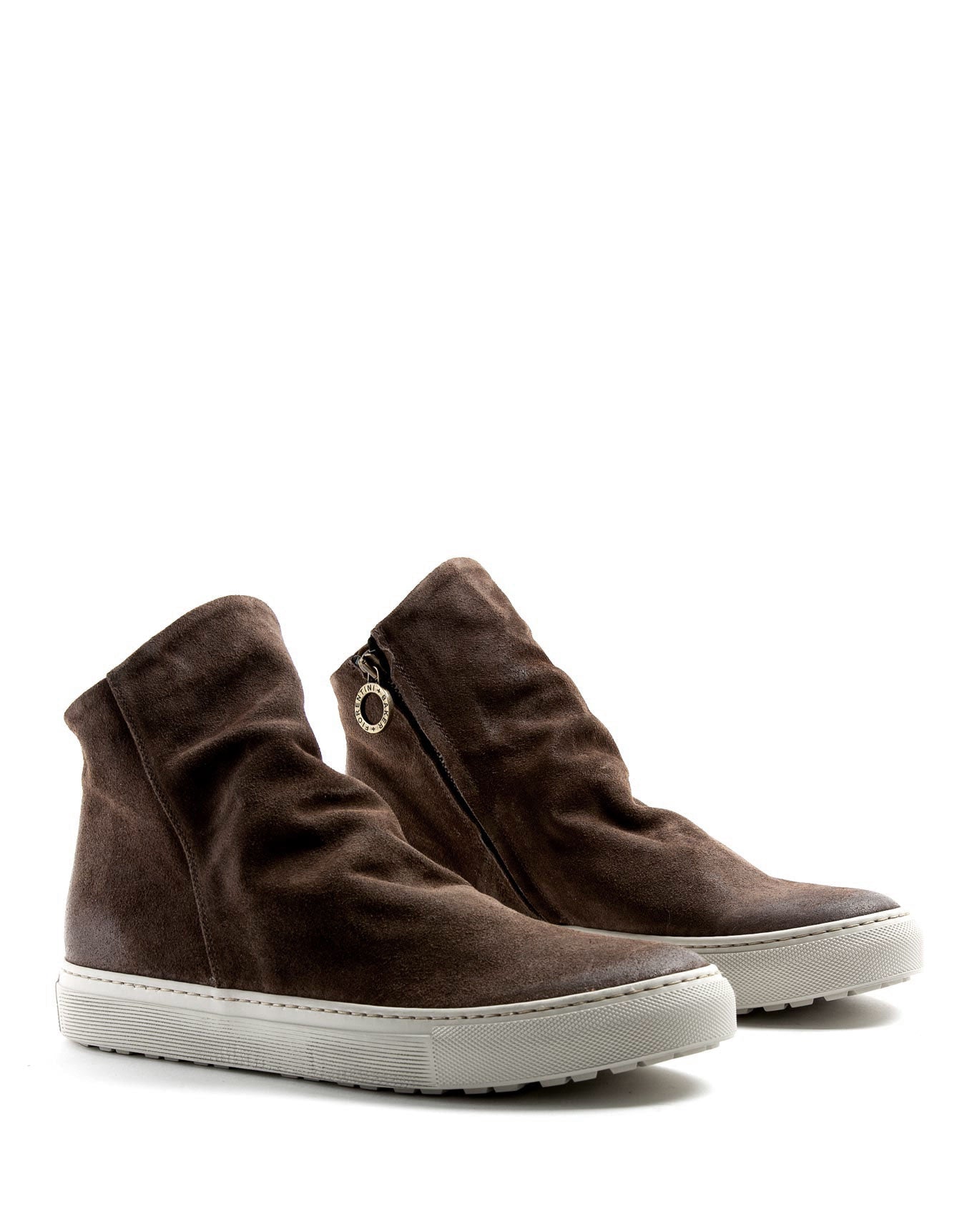 Fiorentini + Baker, BOLT BIEL, Men brown suede sneaker boots with inside zip-Made in Italy-lateral