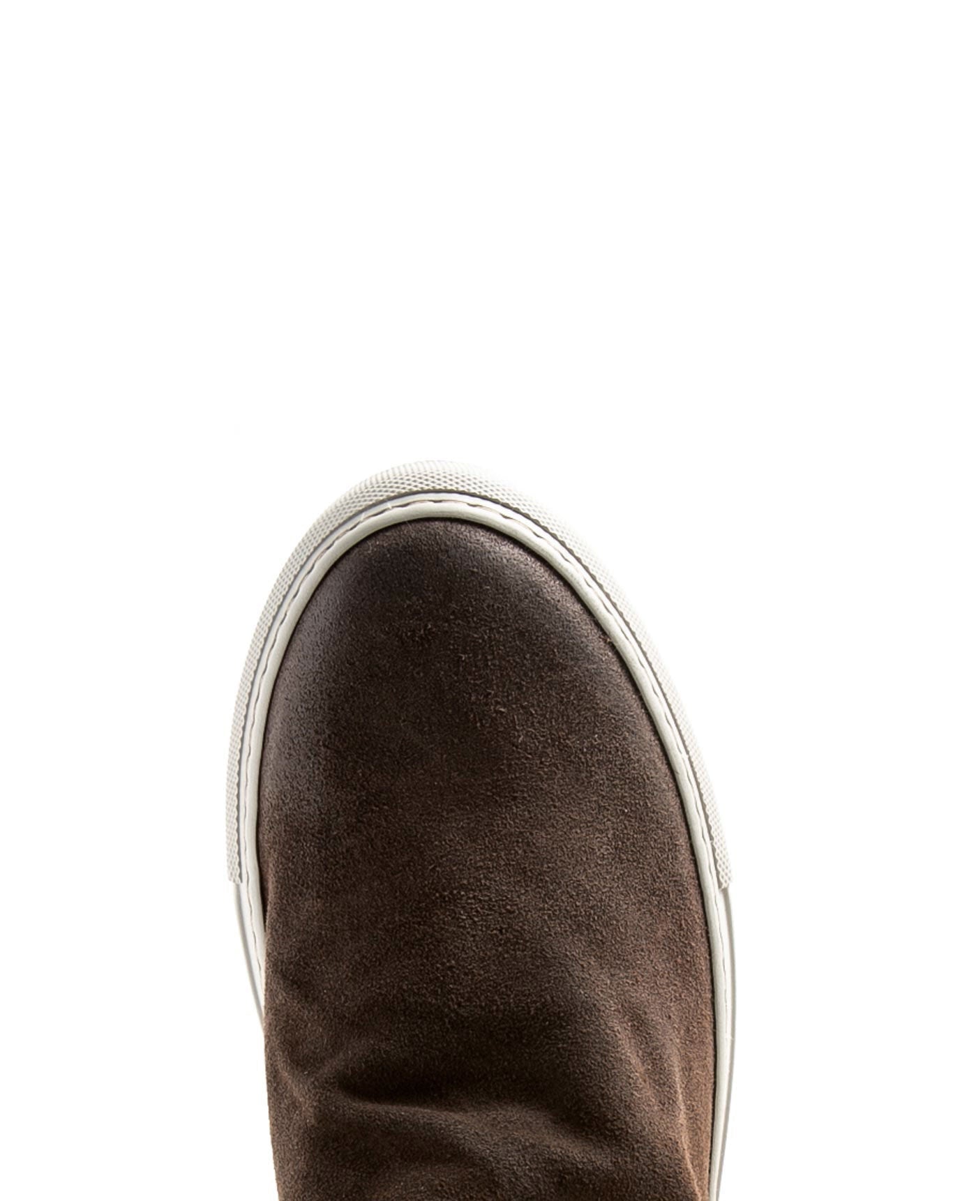 Fiorentini + Baker, BOLT BIEL, Men brown suede sneaker boots with inside zip-Made in Italy-toe
