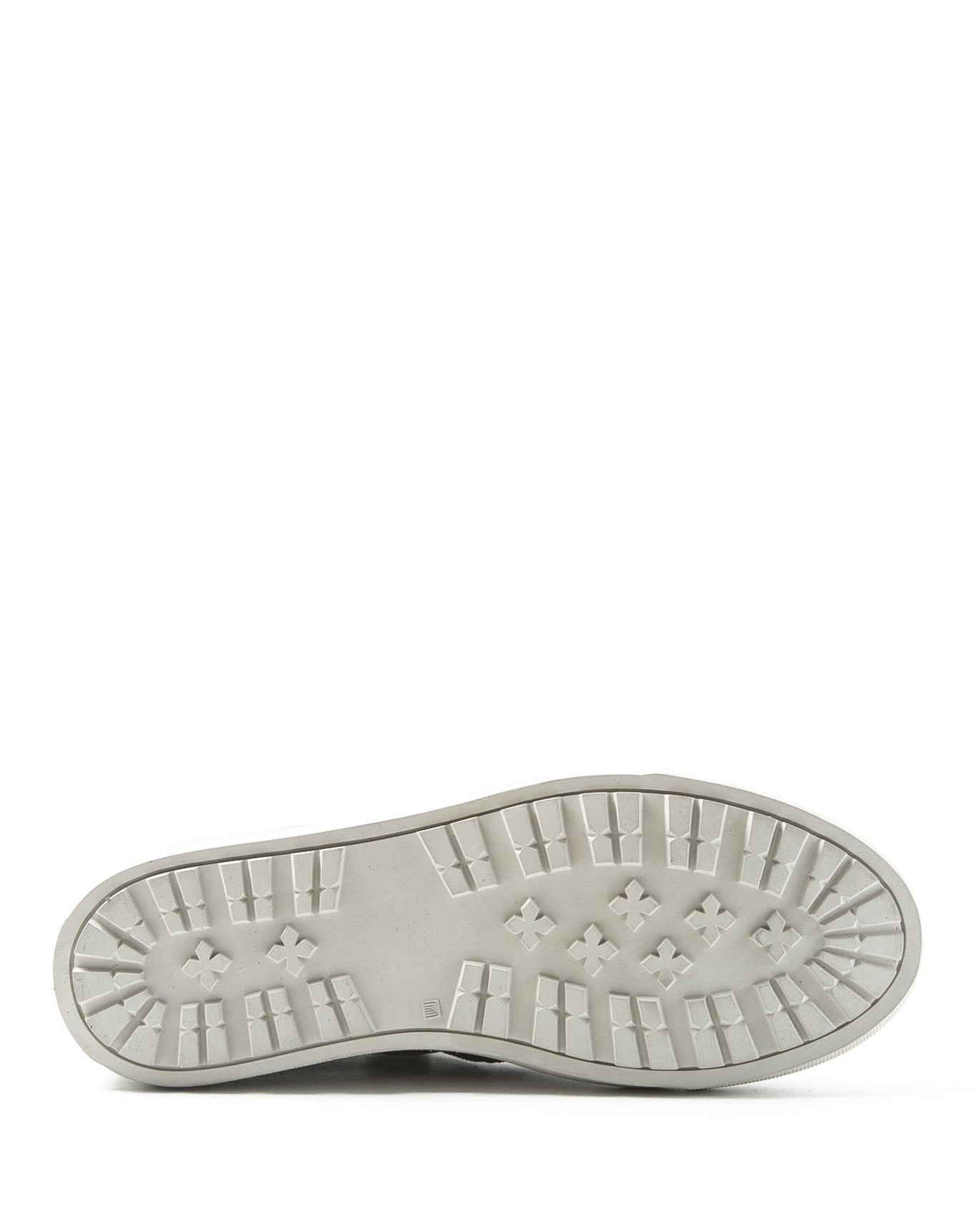 Fiorentini + Baker, BOLT BRIE, Asymmetric sneakers with inside zip in reversed black leather-Made in Italy-sole