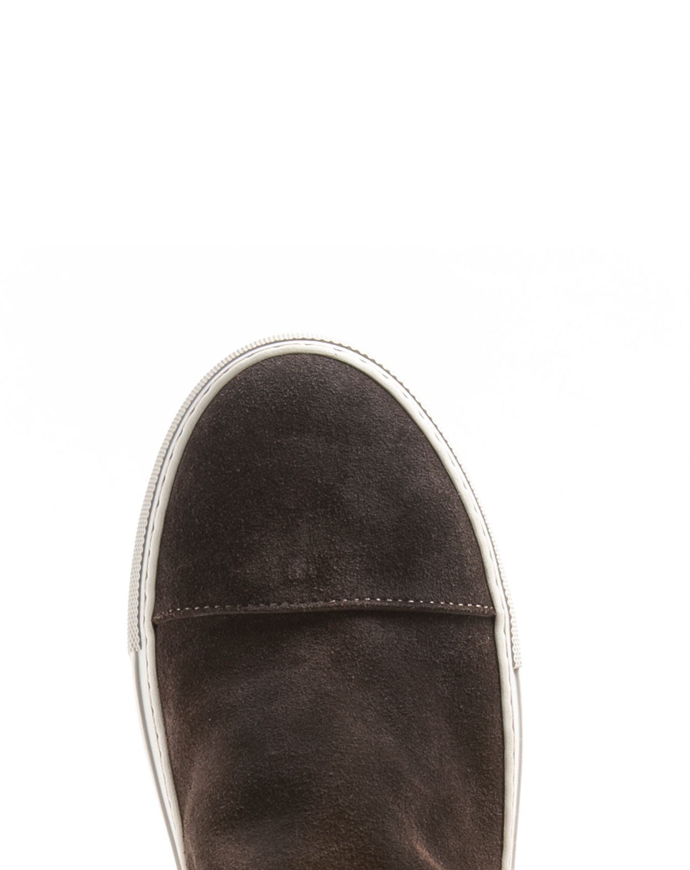 Fiorentini + Baker, BOLT BRET, Brown suede sneaker boots with ruched vamp and inside zip-Made in Italy-toe