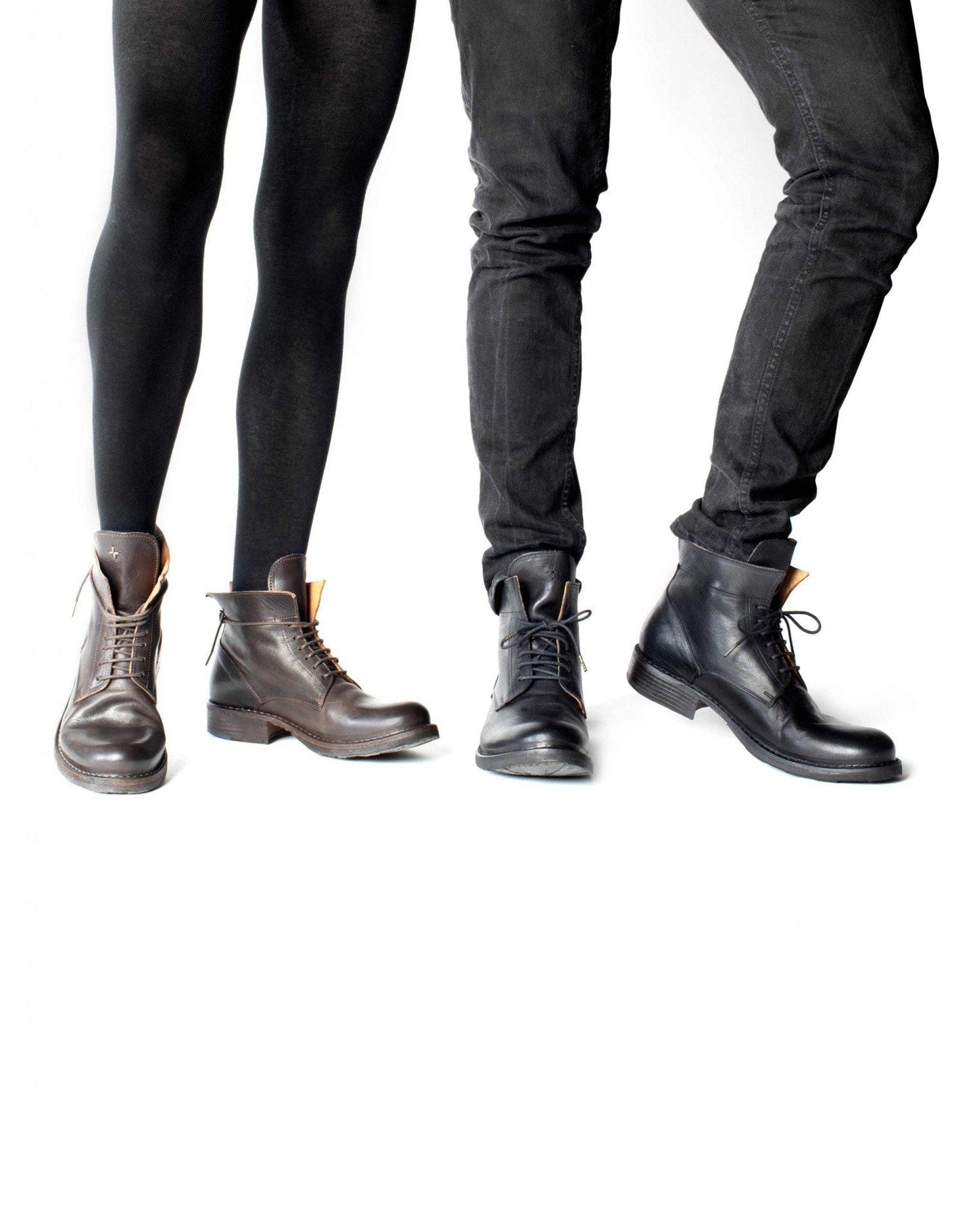 Fiorentini + Baker, ETERNITY 745, Leather lace-up ankle boot-Made in Italy-worn