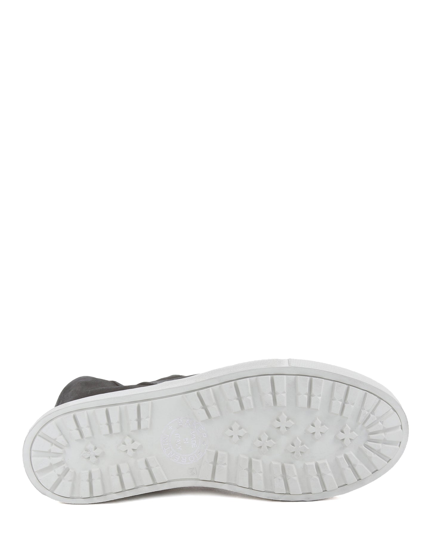 Fiorentini + Baker, BOLT BIEL, Grey leather sneaker boots with inside zip-Made in Italy-sole