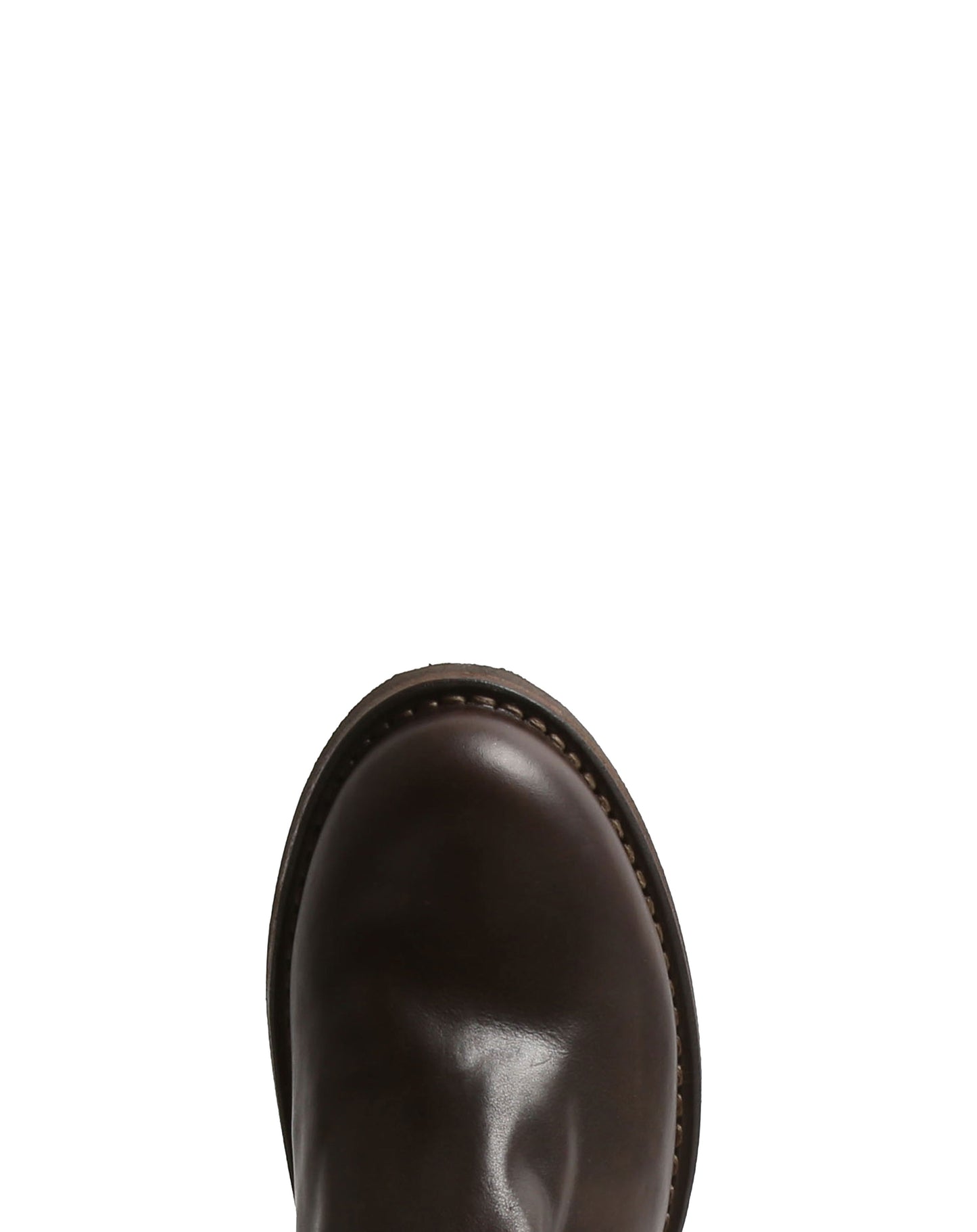 Fiorentini + Baker, ETERNITY EFFIE, Brown leather pull-on boots. Classic knee high riding boots-Made in Italy-toe