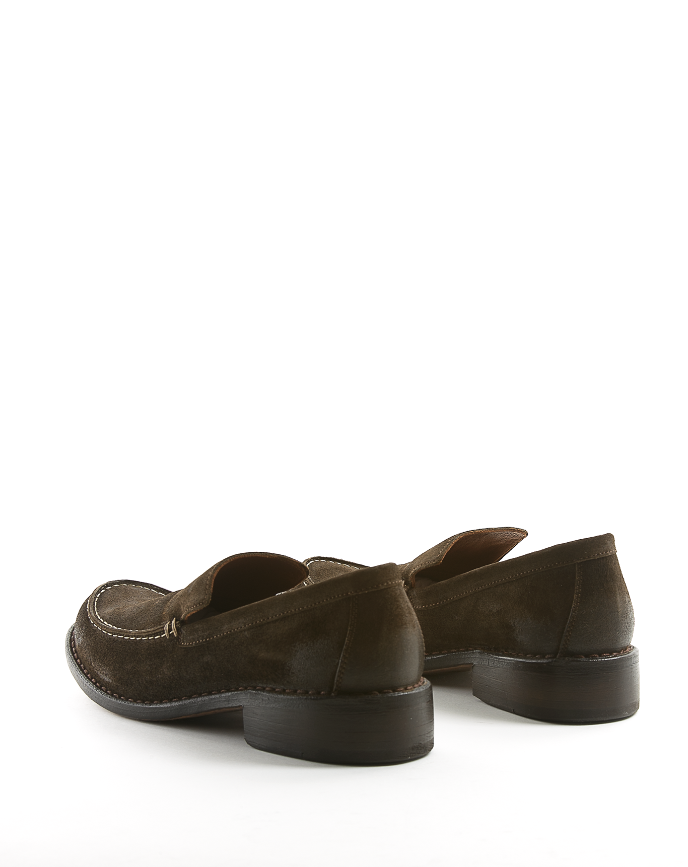 FELA Brown Suede Loafers