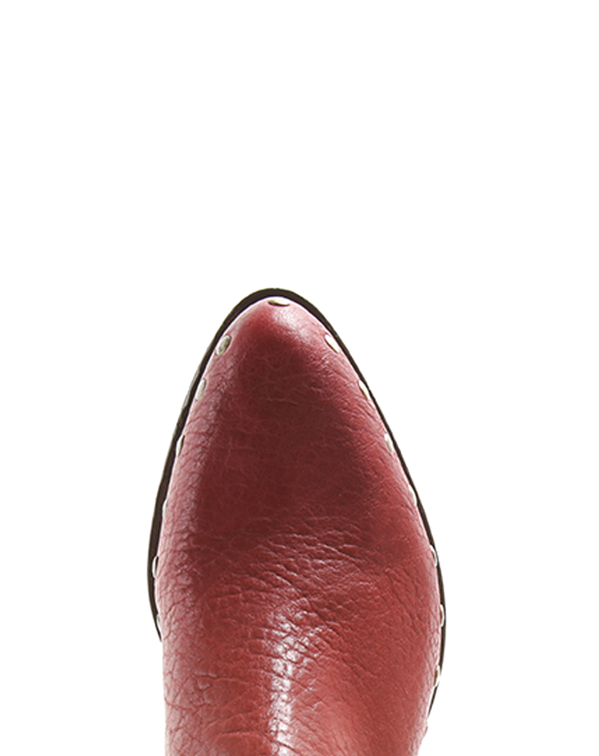 HAYZA HICO Oxblood Leather Boots