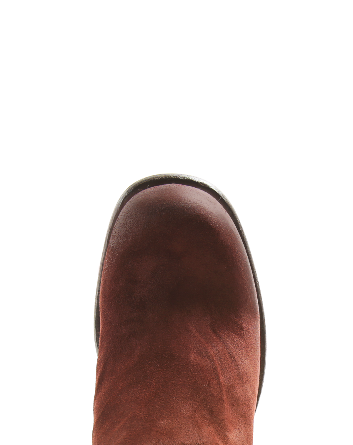 JOJO Deep Russet Brown Suede Boots