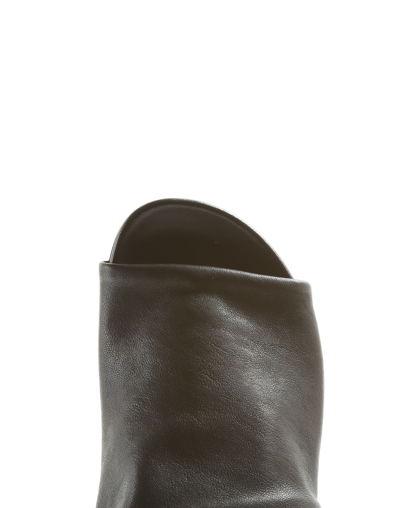 KALI Black Leather Slide