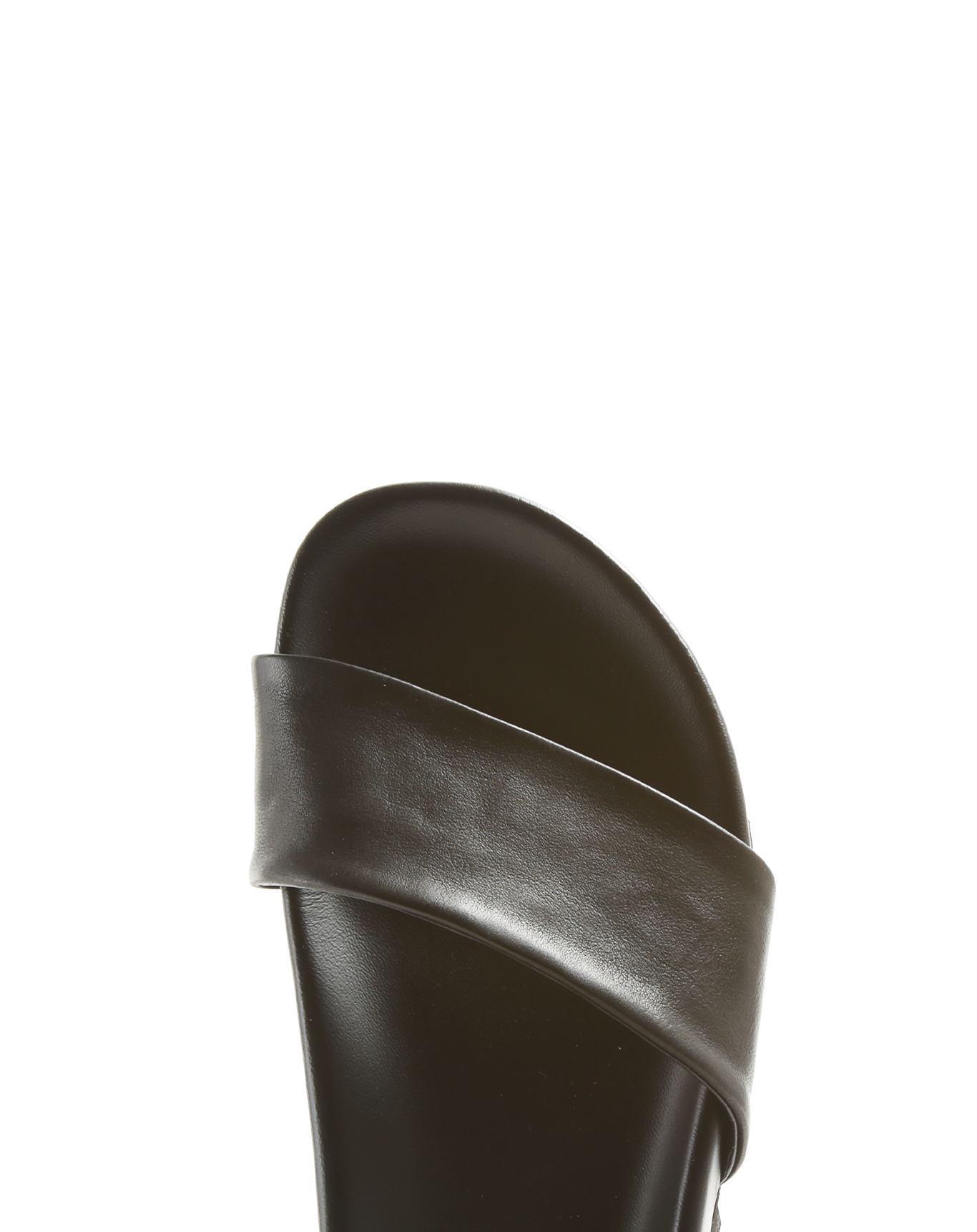 KERIN Black Leather Slide