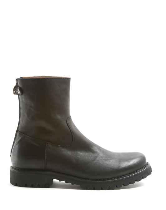 M-ELIS Black Leather Boots