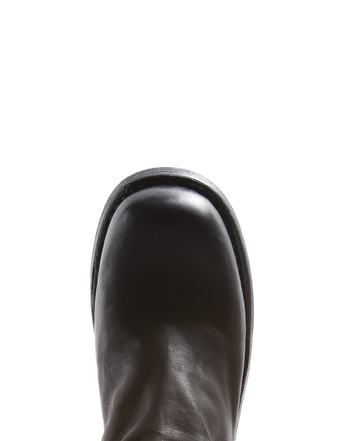 MEKON Black Brushed Leather Boots