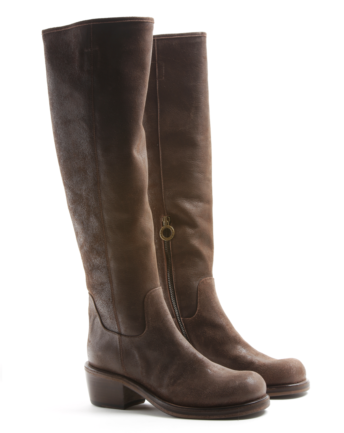 MEI Brown Leather Boots