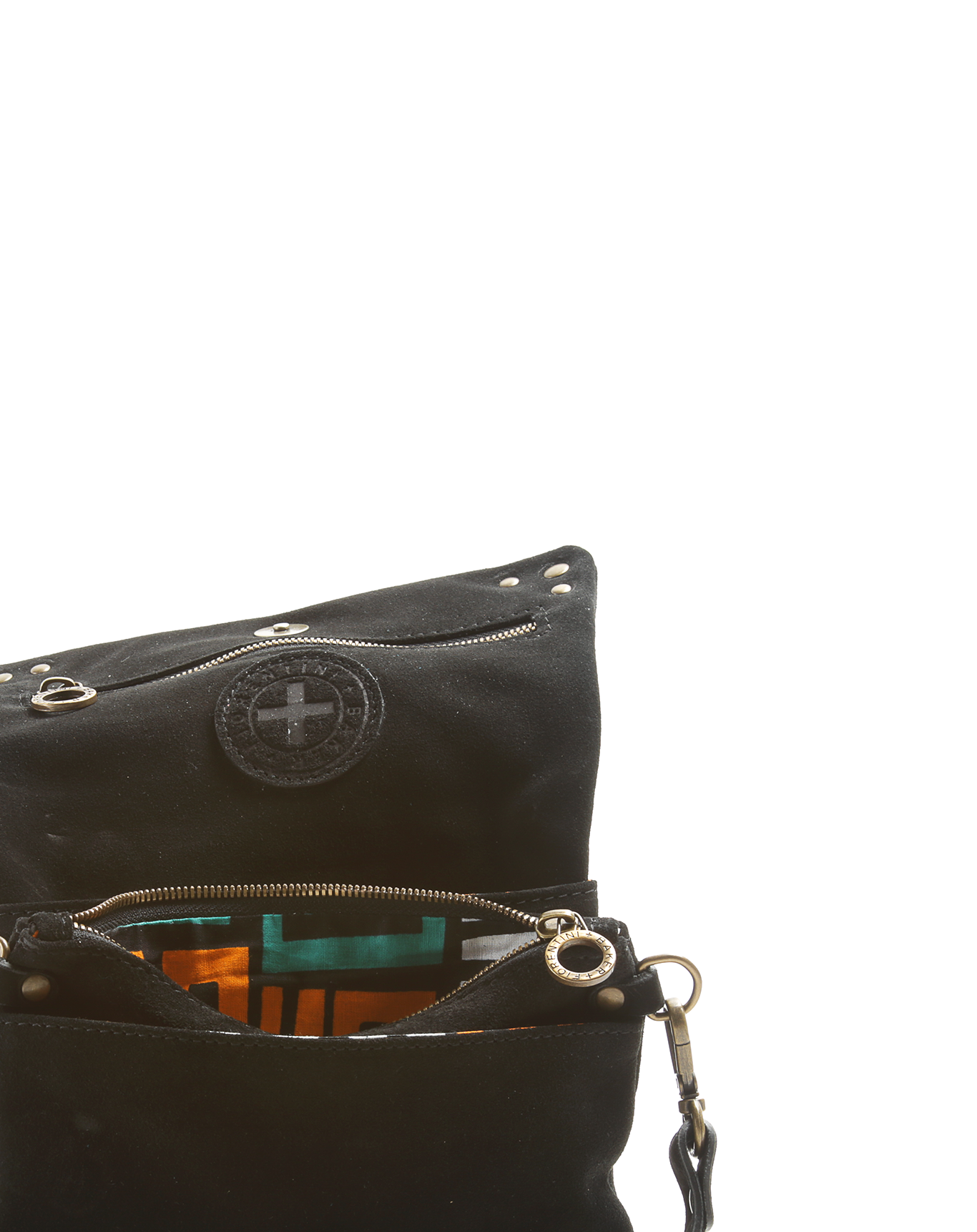 RENEE Black Suede Bag