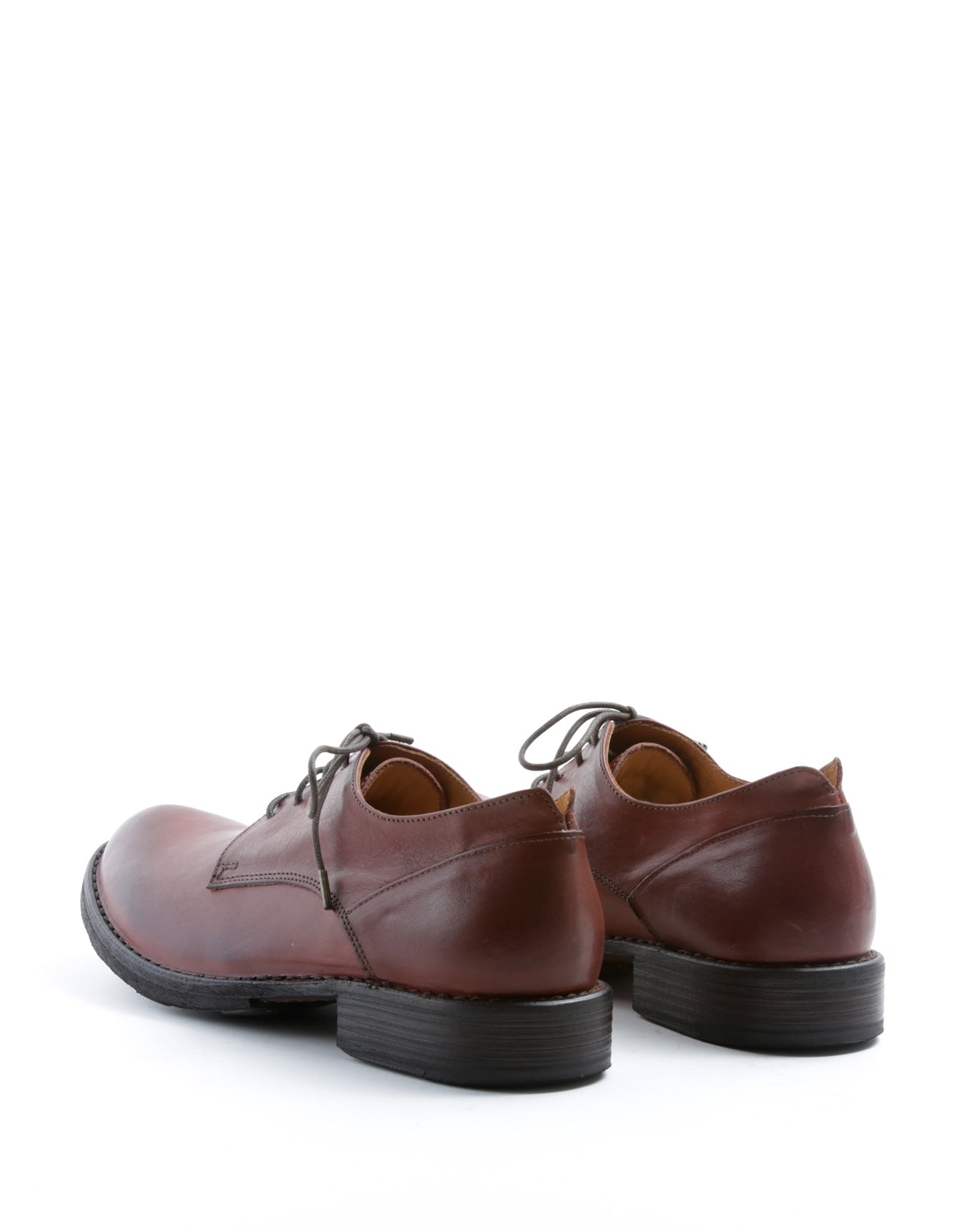 Fiorentini + Baker, ETERNITY 706, Brick brown leather derby shoe-Made in Italy-back